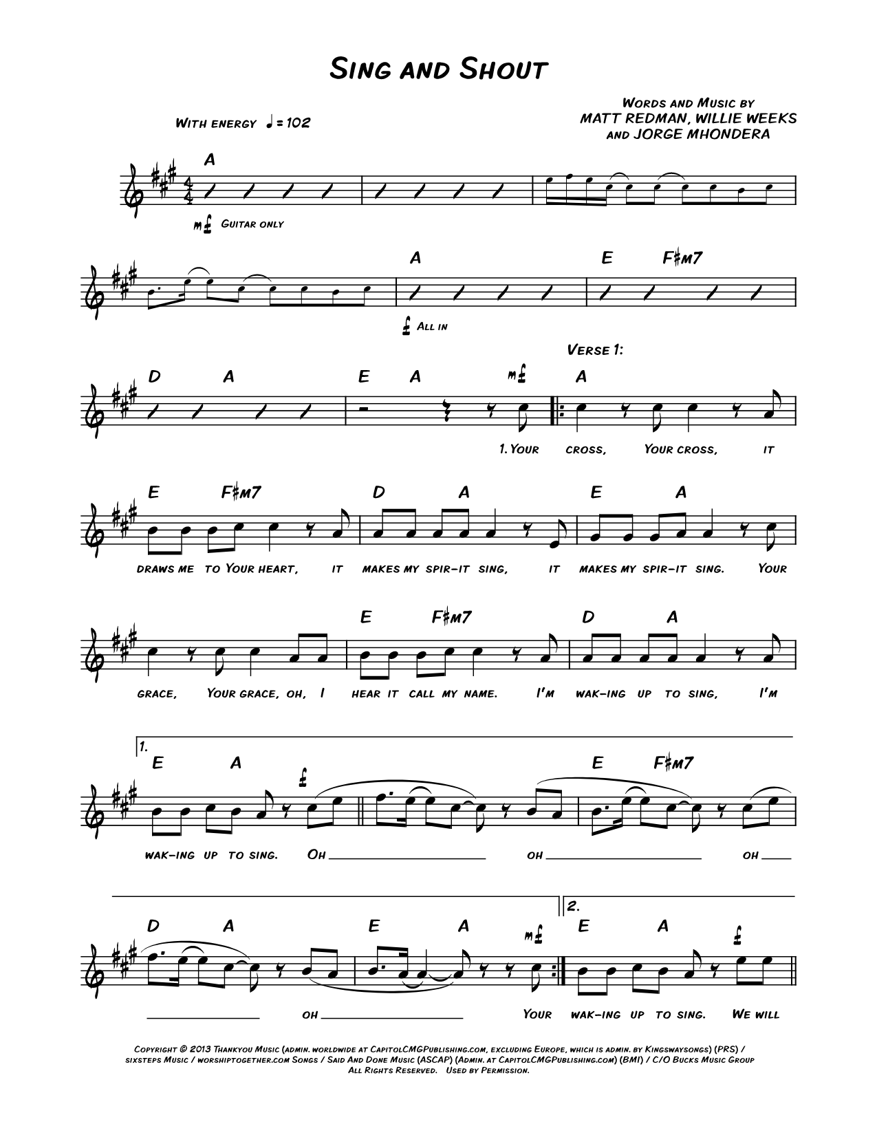 Sing and Shout