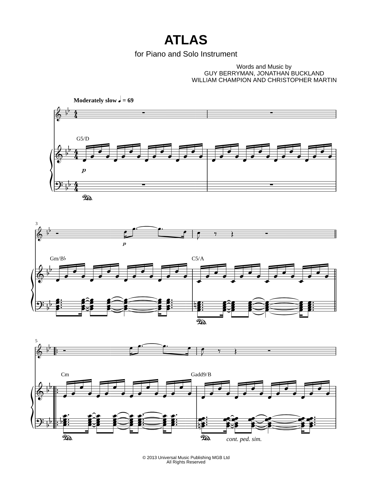 Atlas - Piano Accompaniment