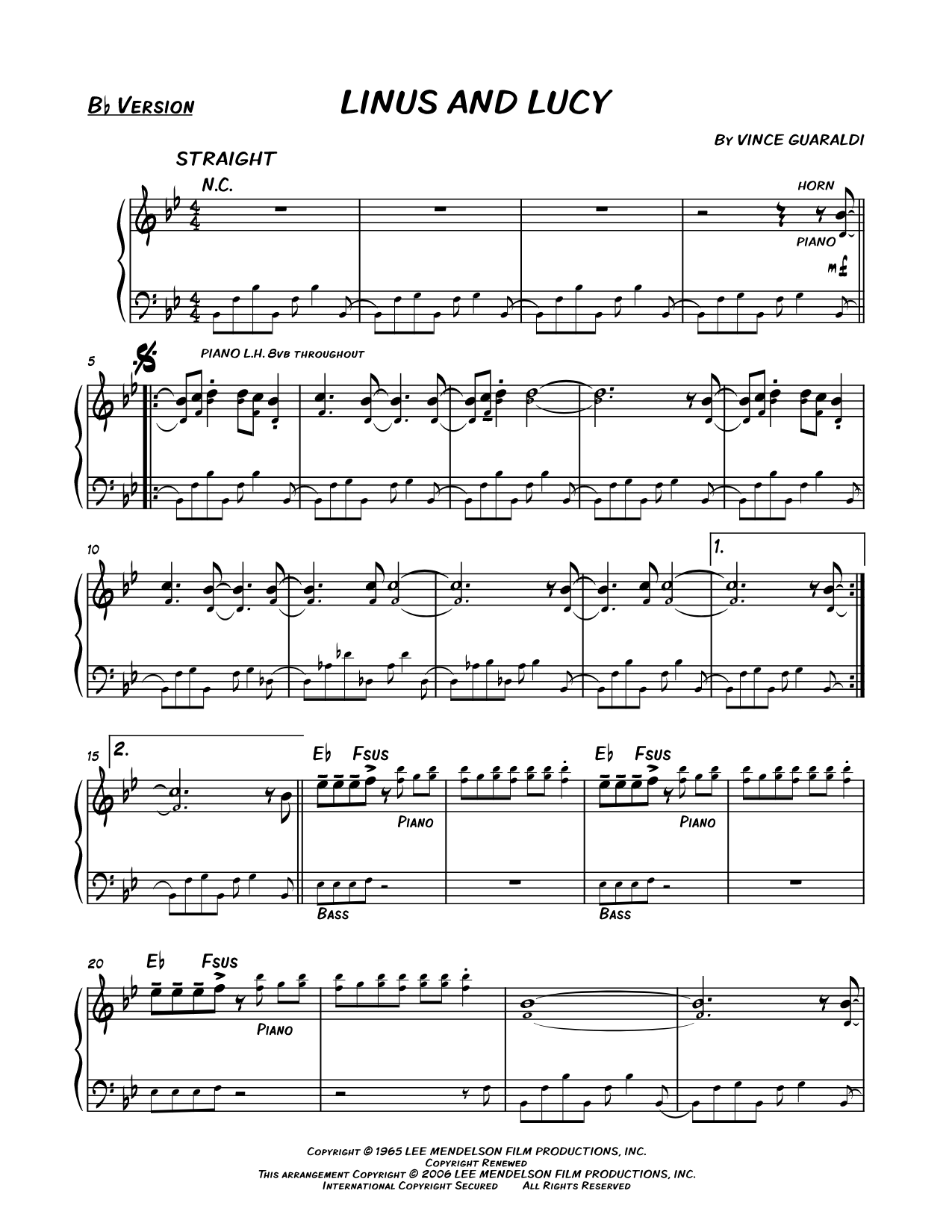 Linus and Lucy (Peanuts Theme)