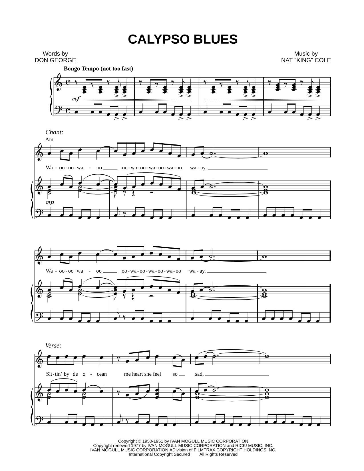Calypso Blues