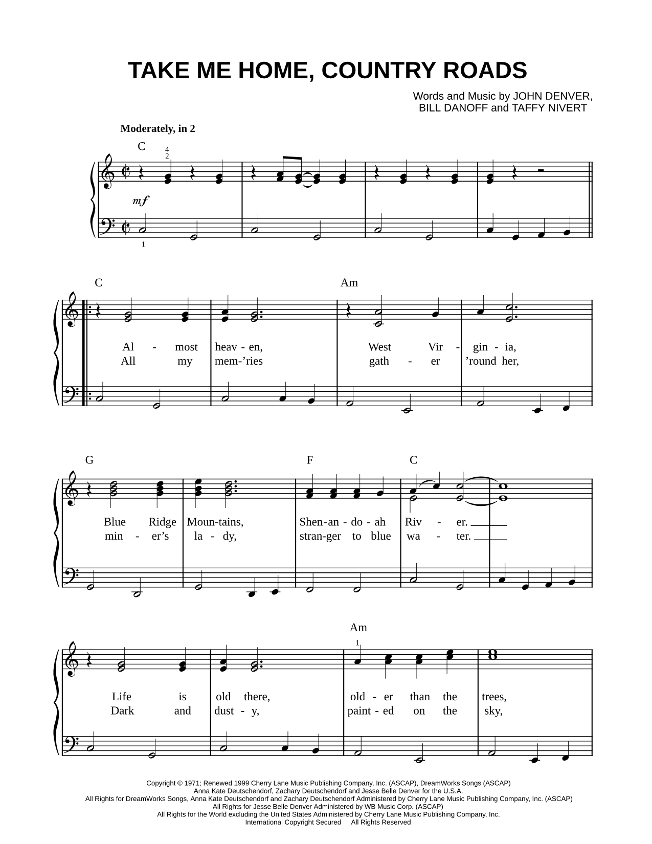 Take Me Home, Country Roads
