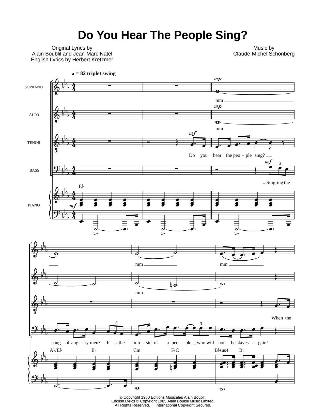 Do You Hear the People Sing?