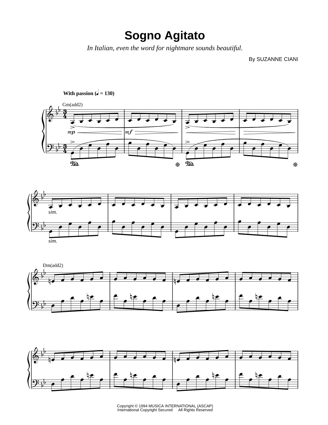 Sogno Agitato
