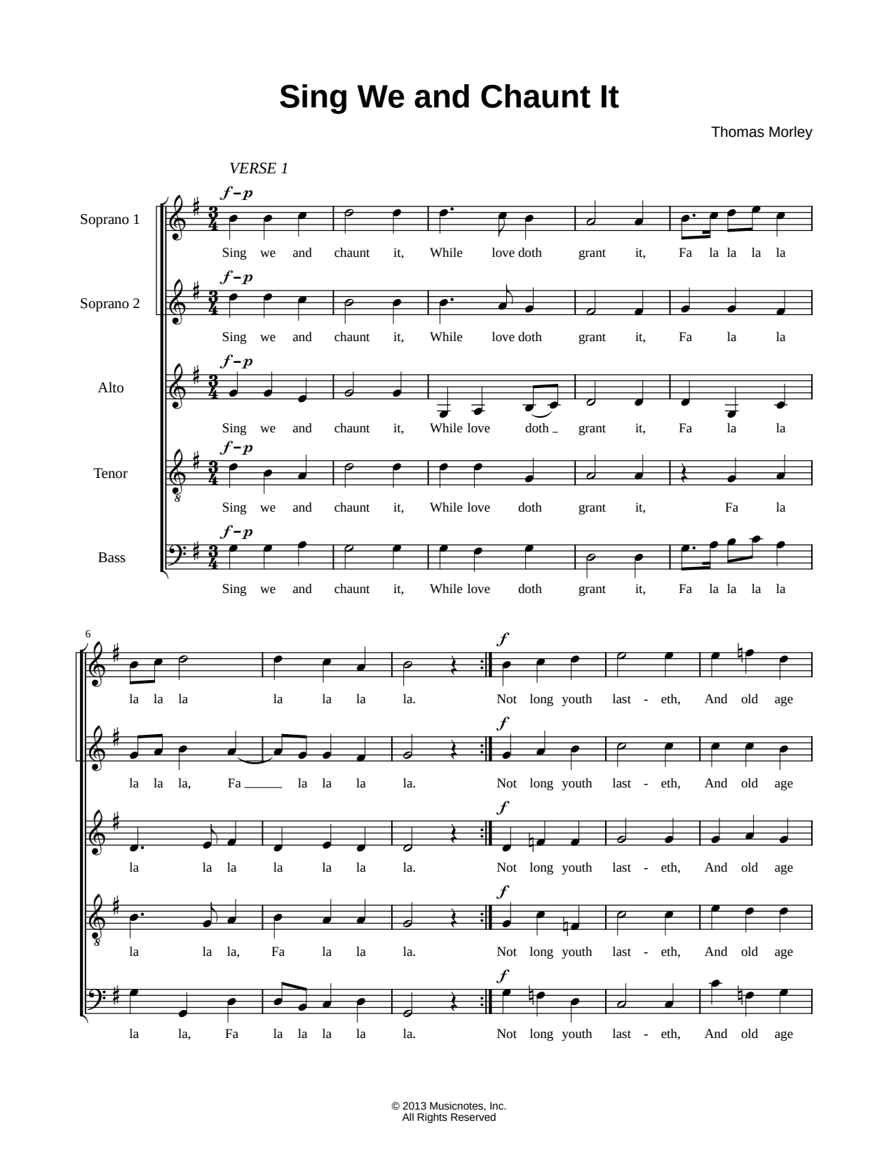 Sing We and Chaunt It