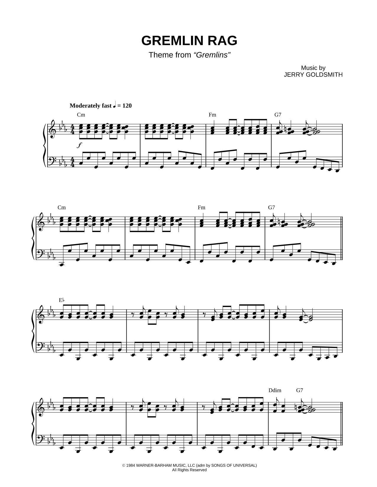 Gremlin Rag (Theme from Gremlins)