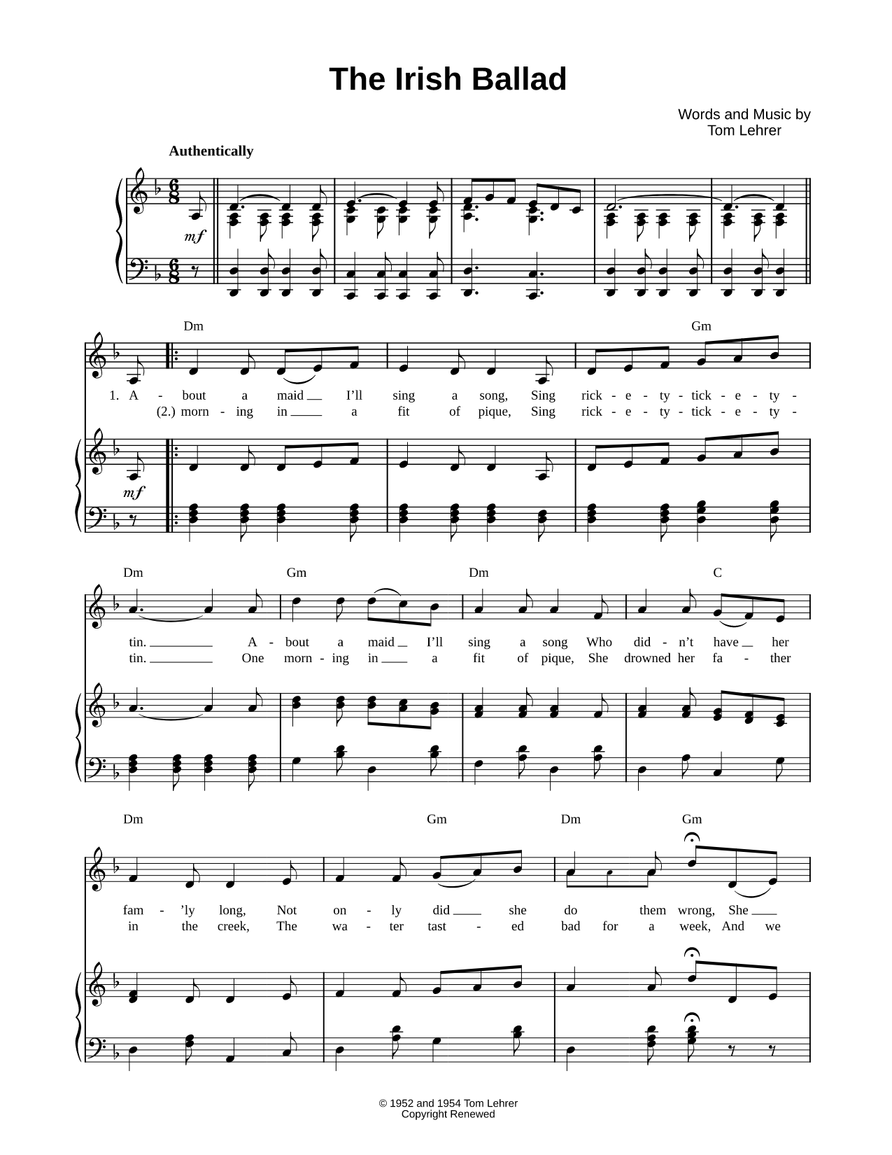 The Irish Ballad