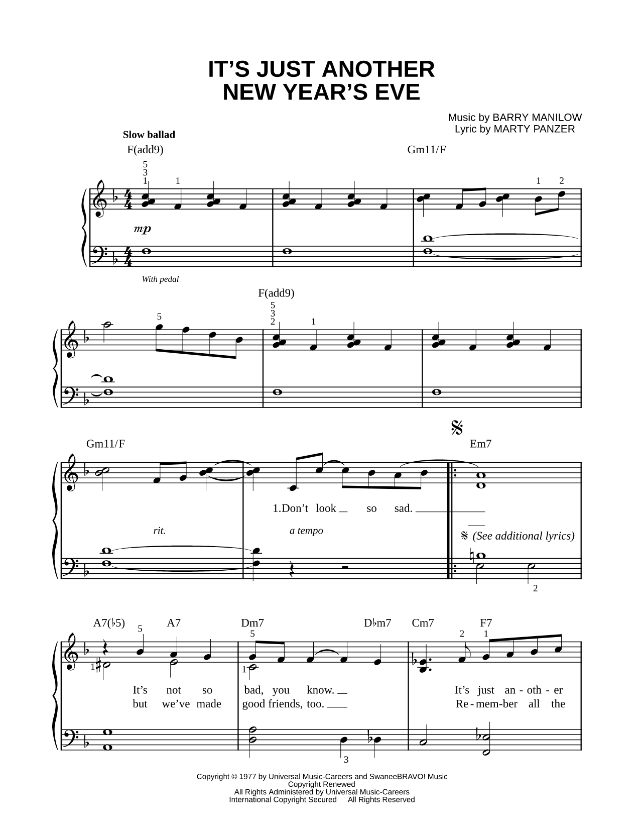 It's Just Another New Year's Eve
