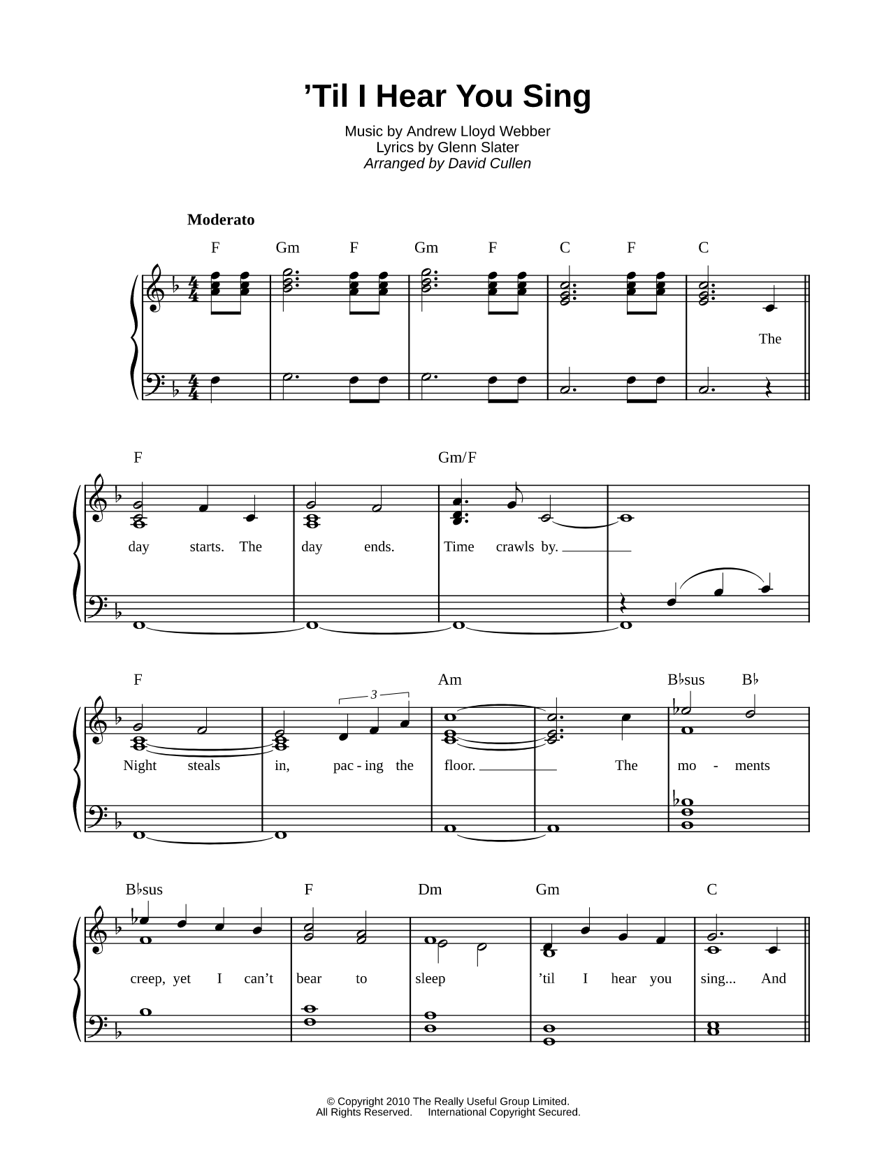 'Til I Hear You Sing