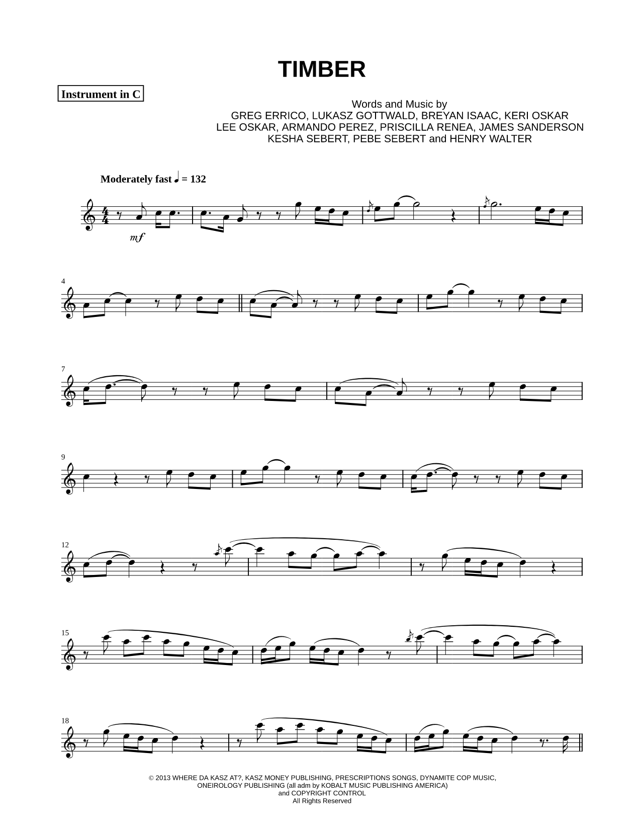 Timber - C Instrument