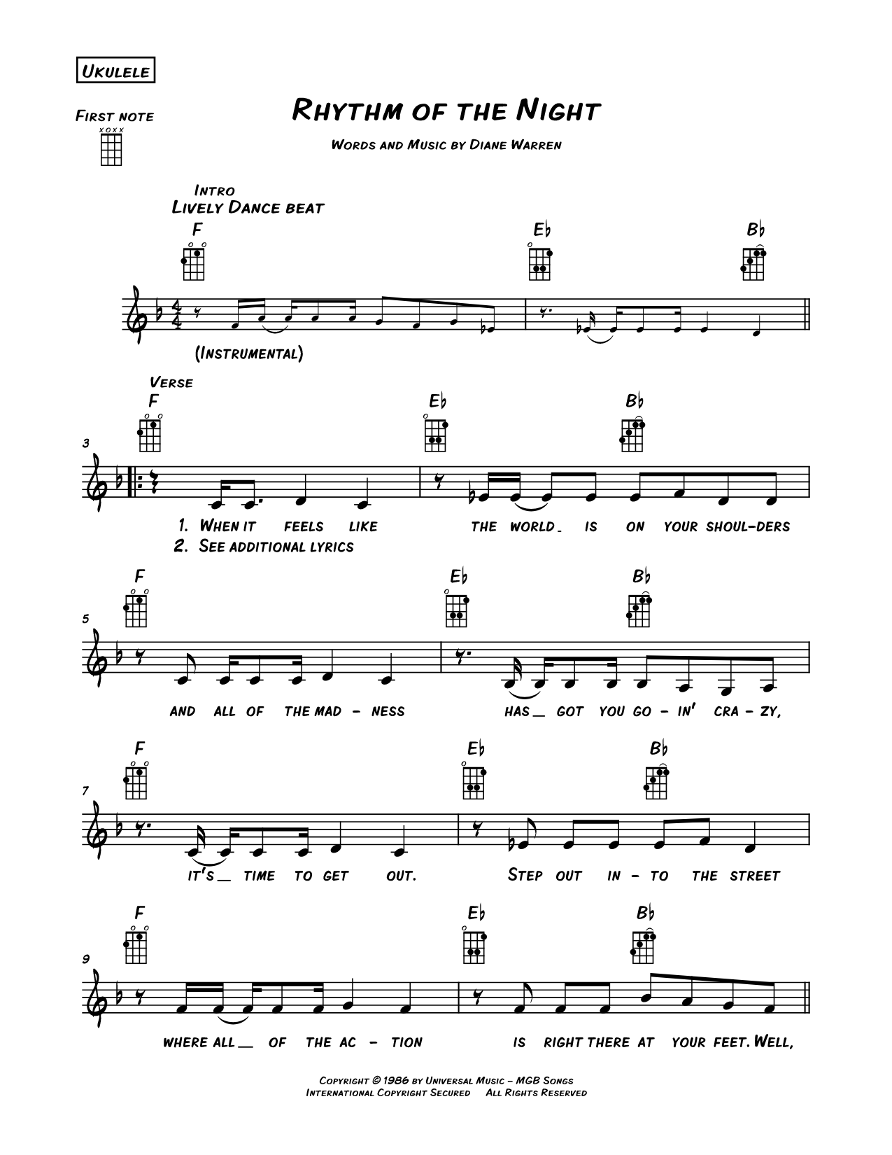 Rhythm of the Night