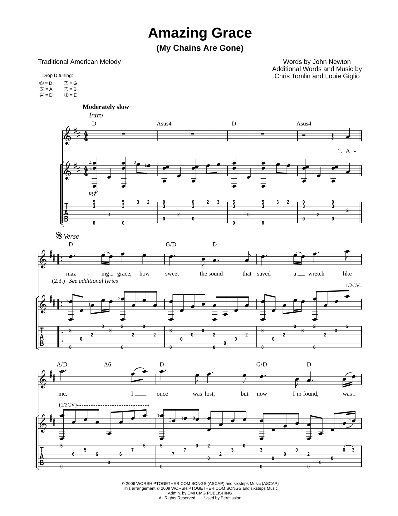 Amazing Grace (My Chains Are Gone)