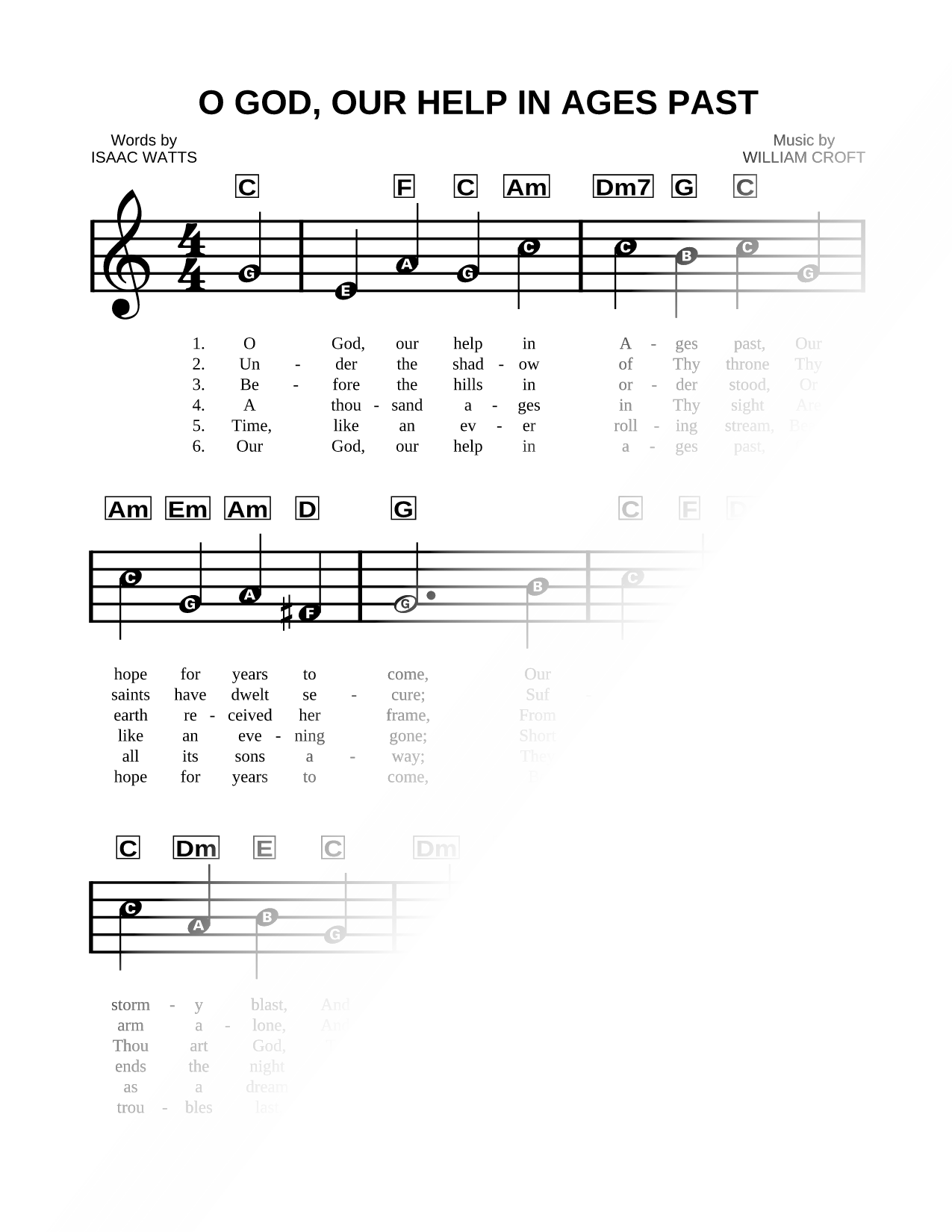 O God, Our Help In Ages Past