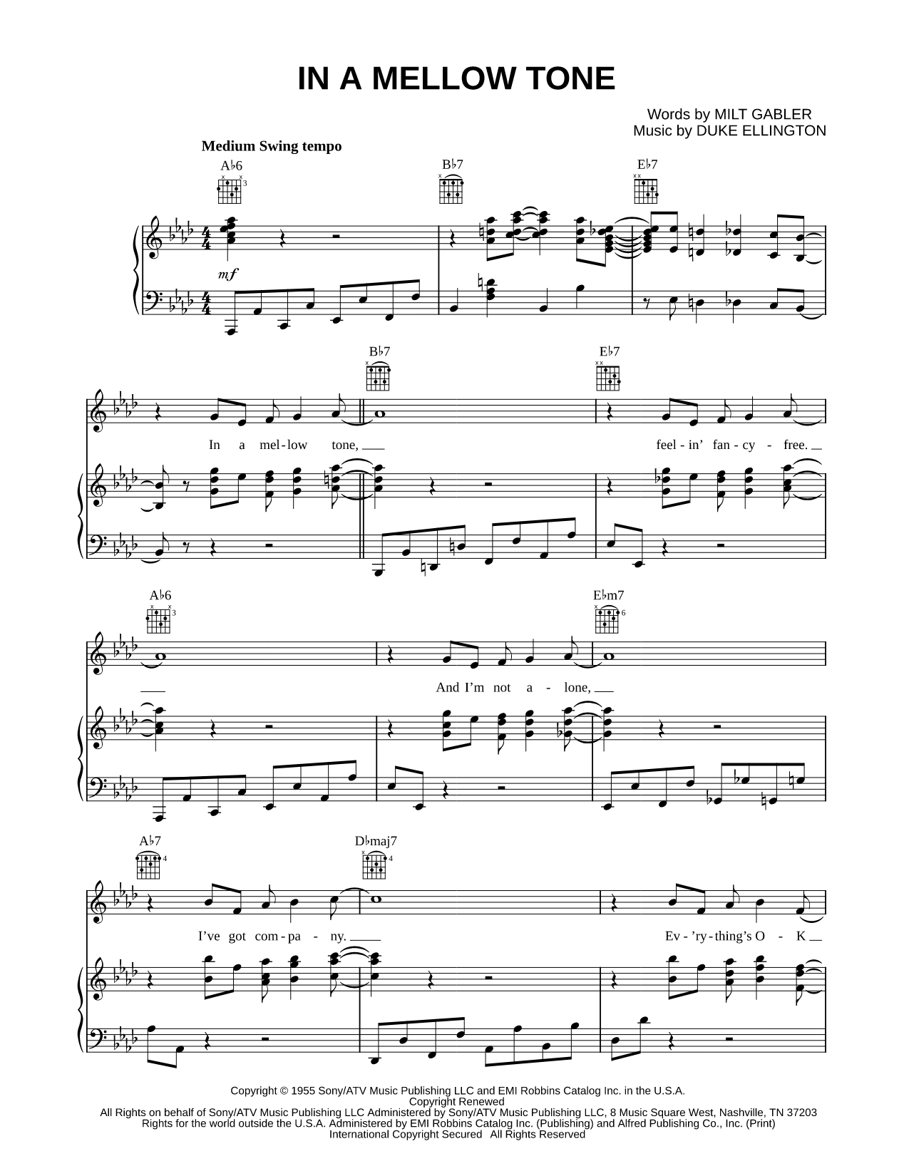 In a Mellow Tone