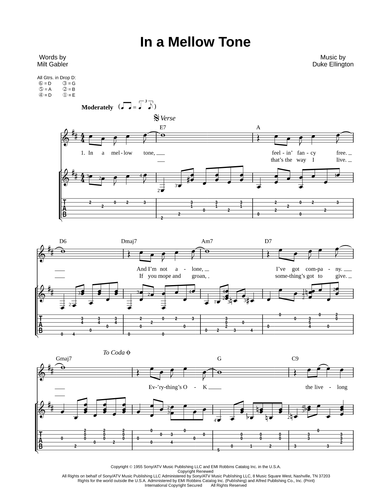 In a Mellow Tone