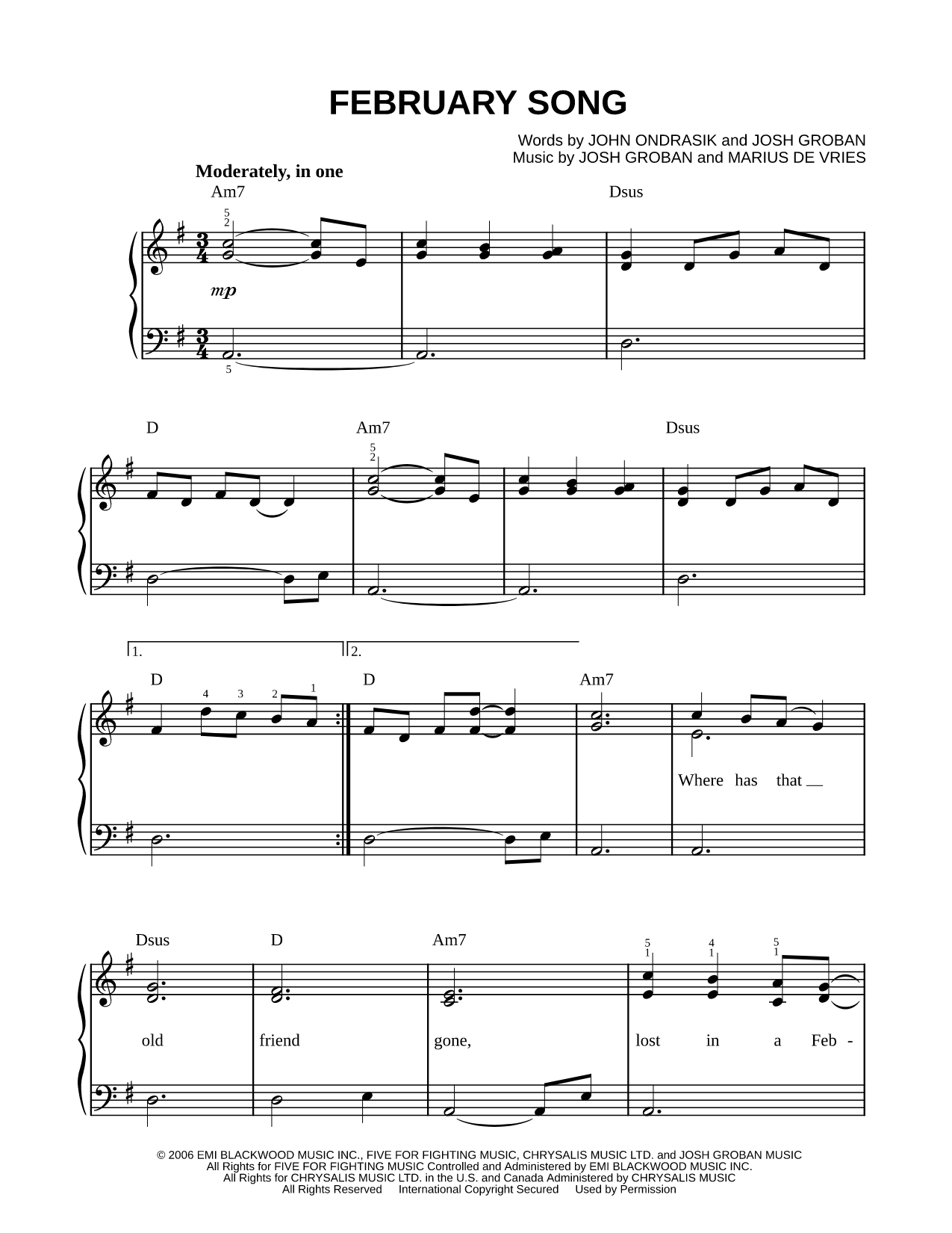 February Song