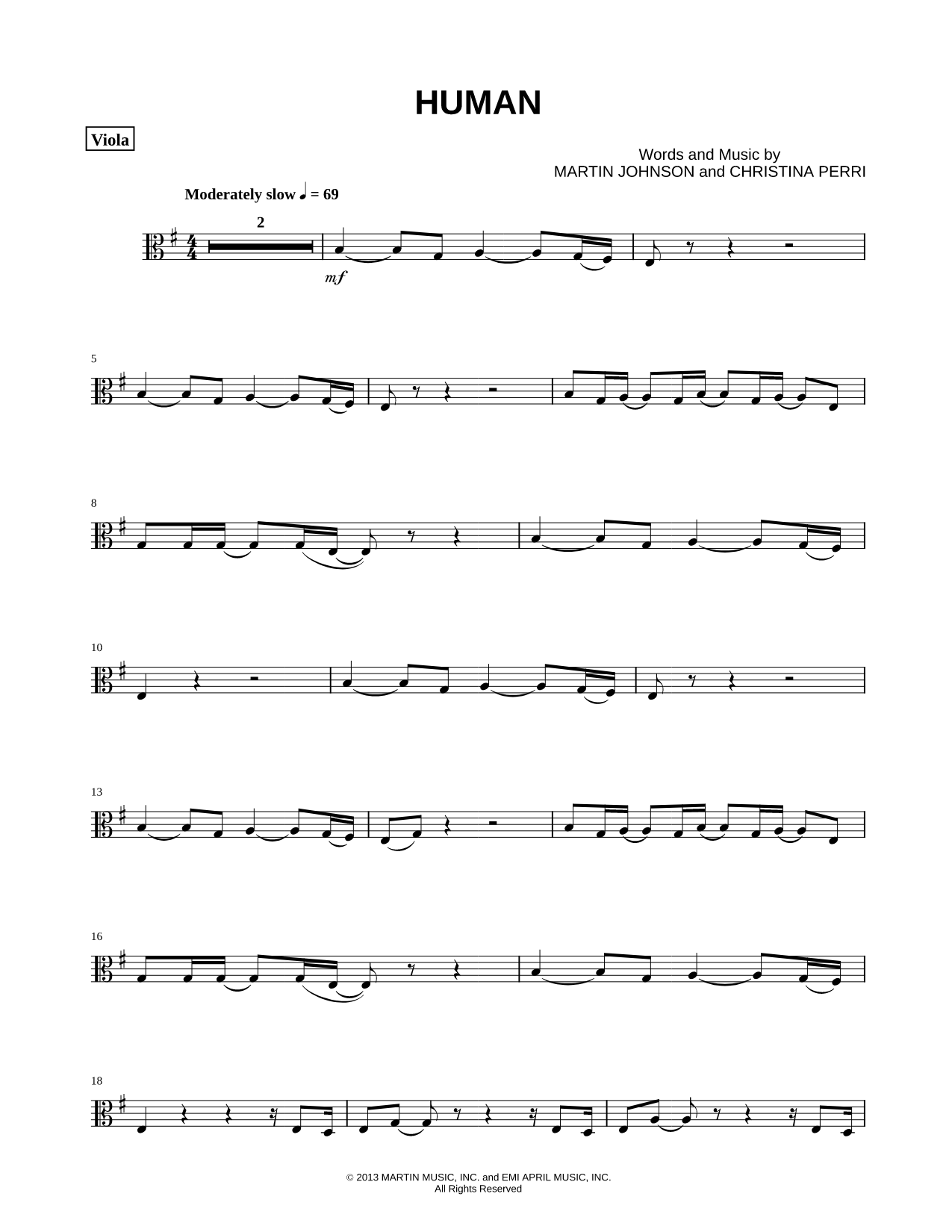 Human - Viola