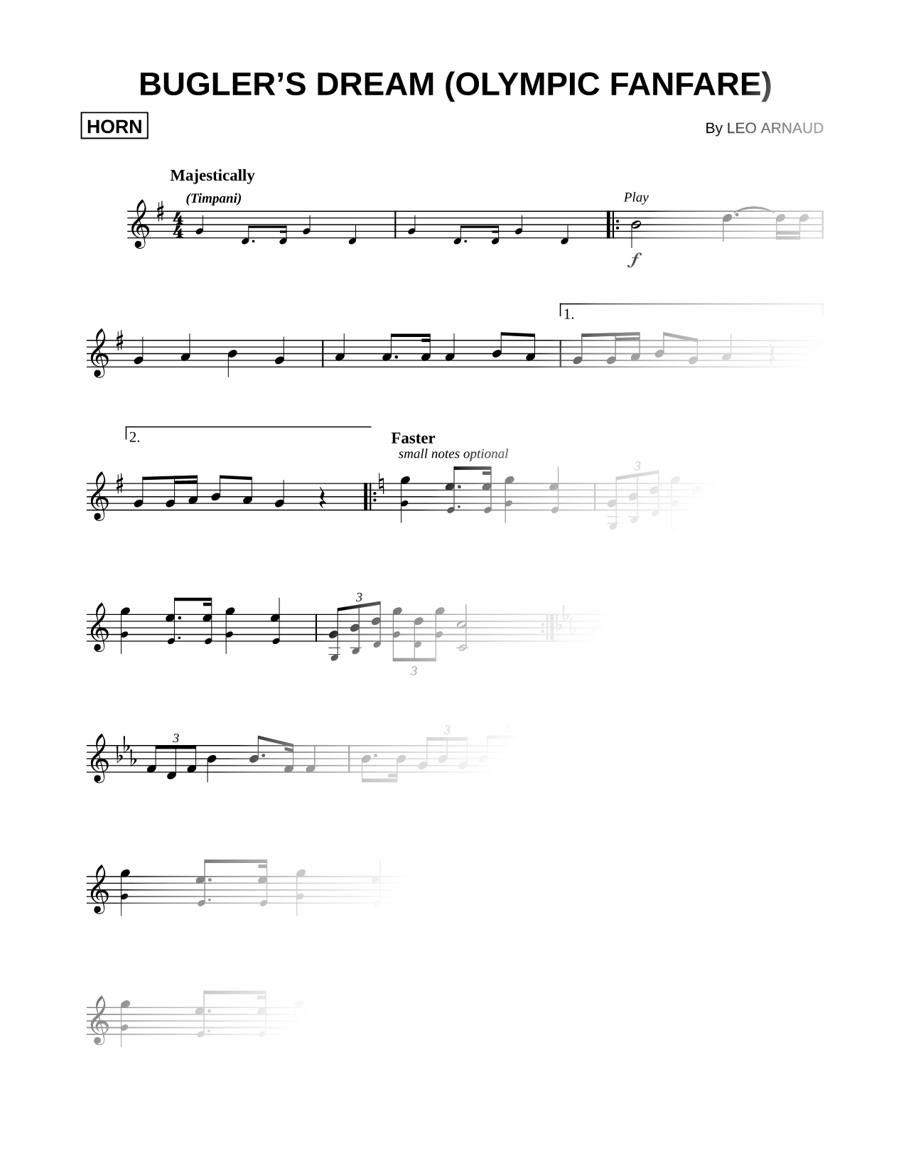 Bugler's Dream (Olympic Fanfare)