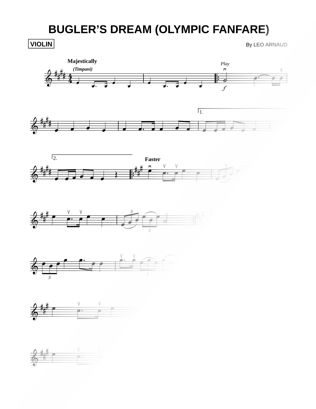 Bugler's Dream (Olympic Fanfare)