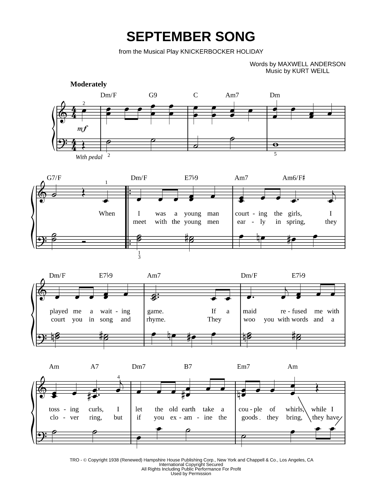September Song