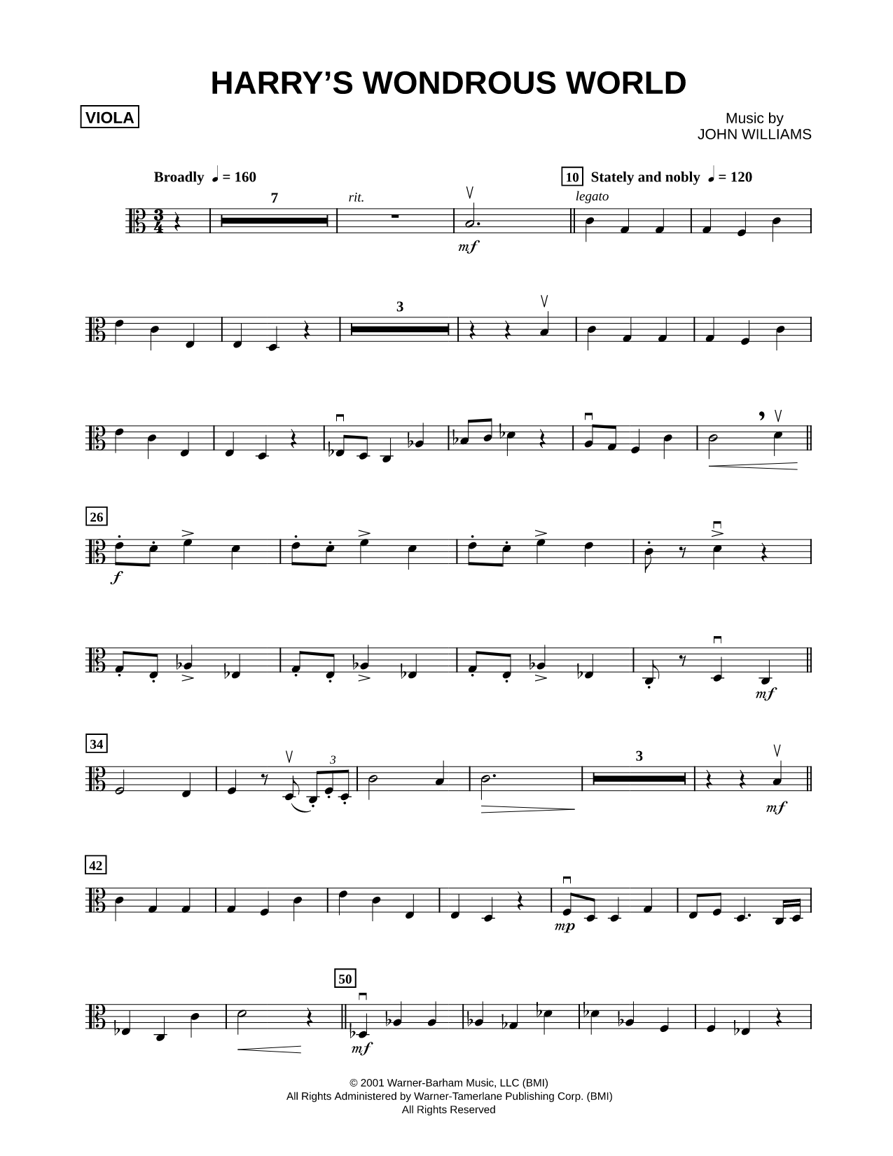 Harry's Wondrous World - Viola