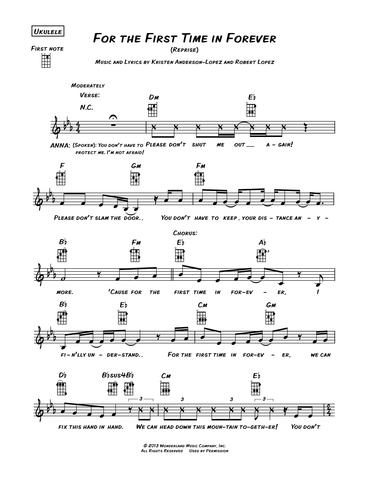 For the First Time in Forever (Reprise)
