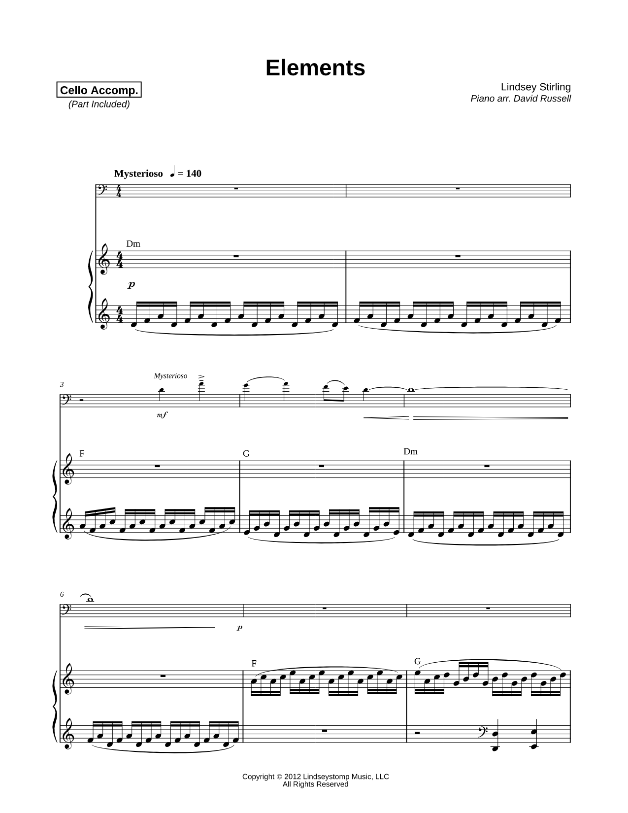 Elements - Cello & Piano