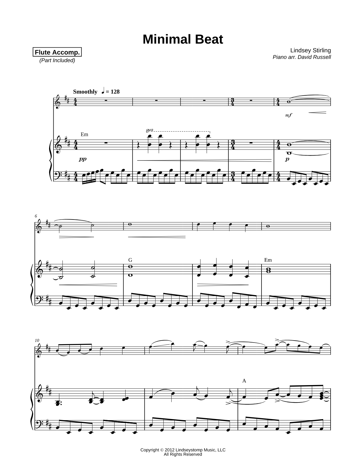 Minimal Beat - Flute & Piano