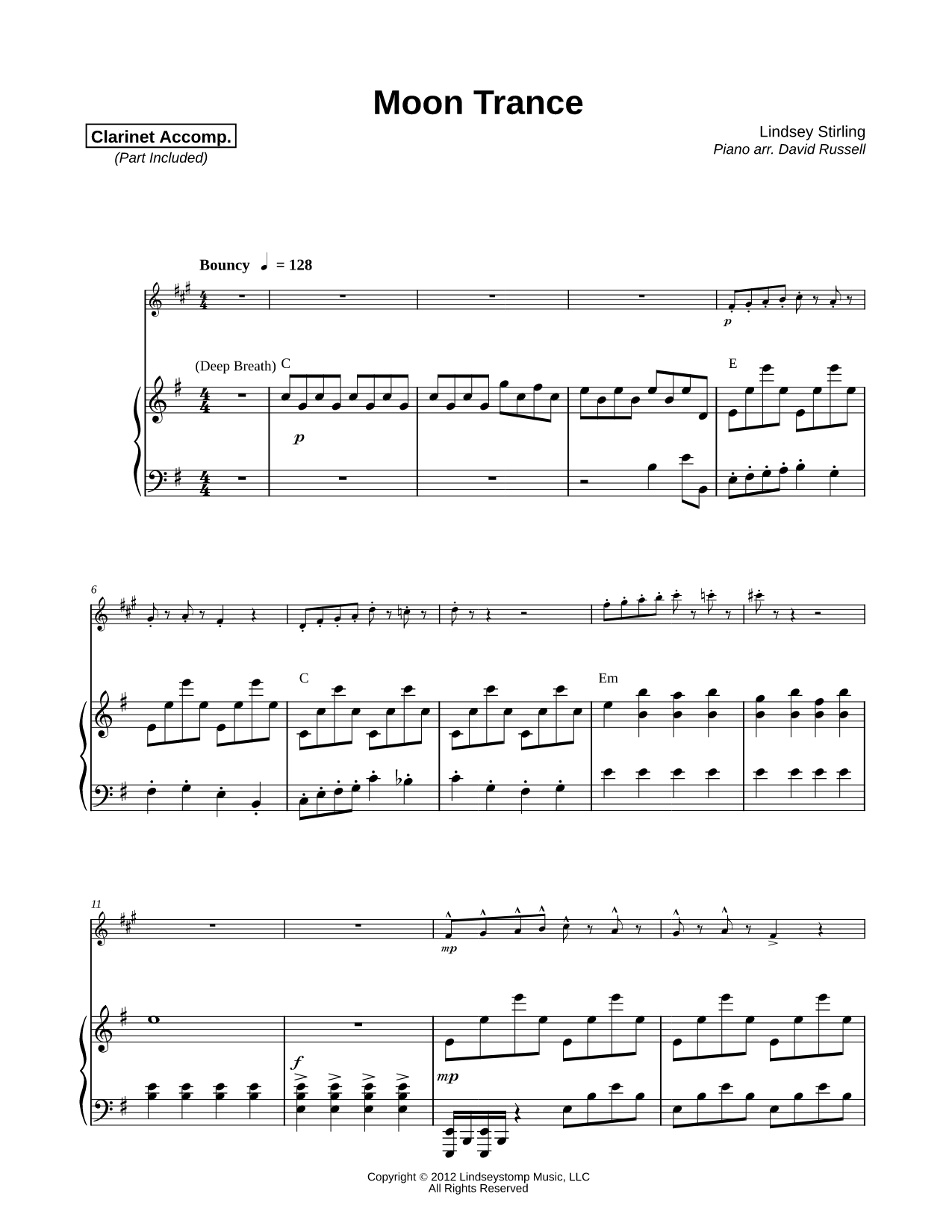 Moon Trance - Clarinet & Piano
