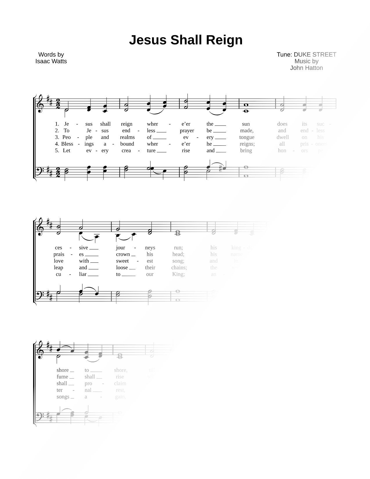 Jesus Shall Reign