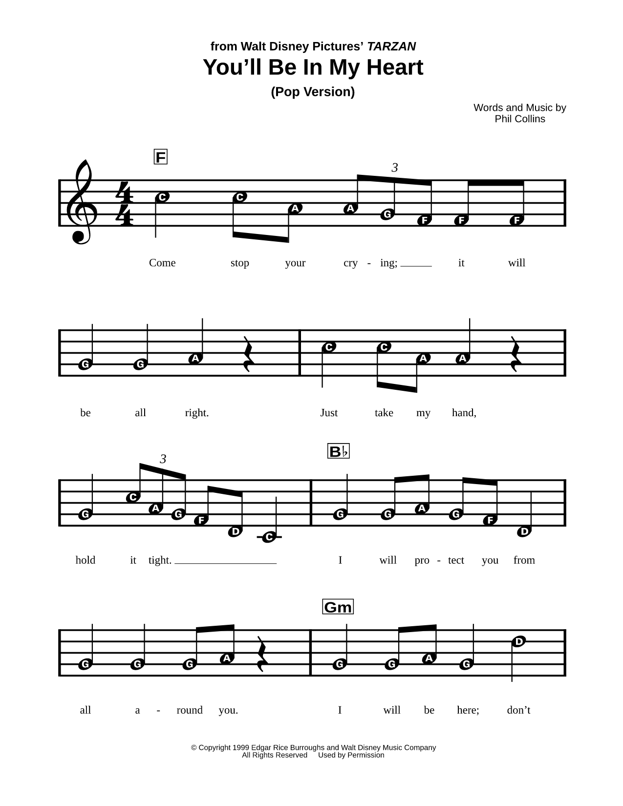 You'll Be in My Heart (Pop Version)