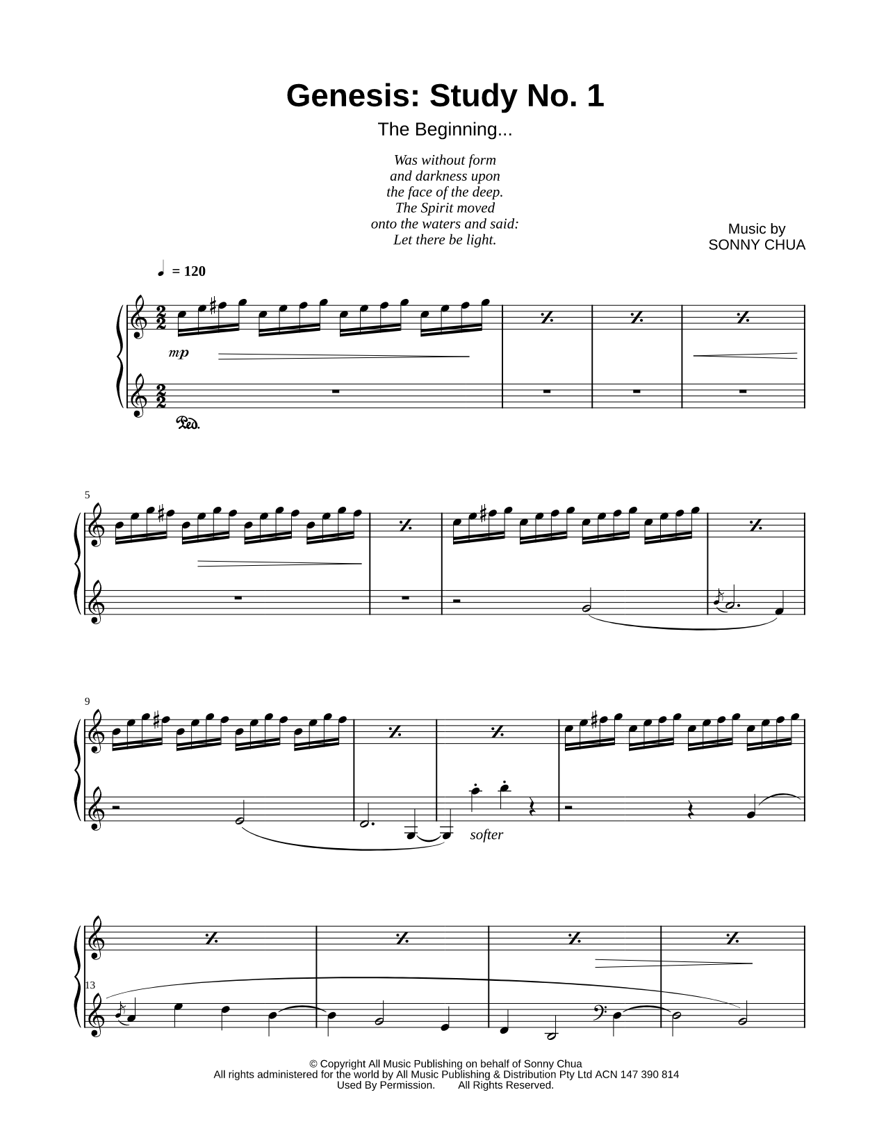 Genesis: Study No. 1