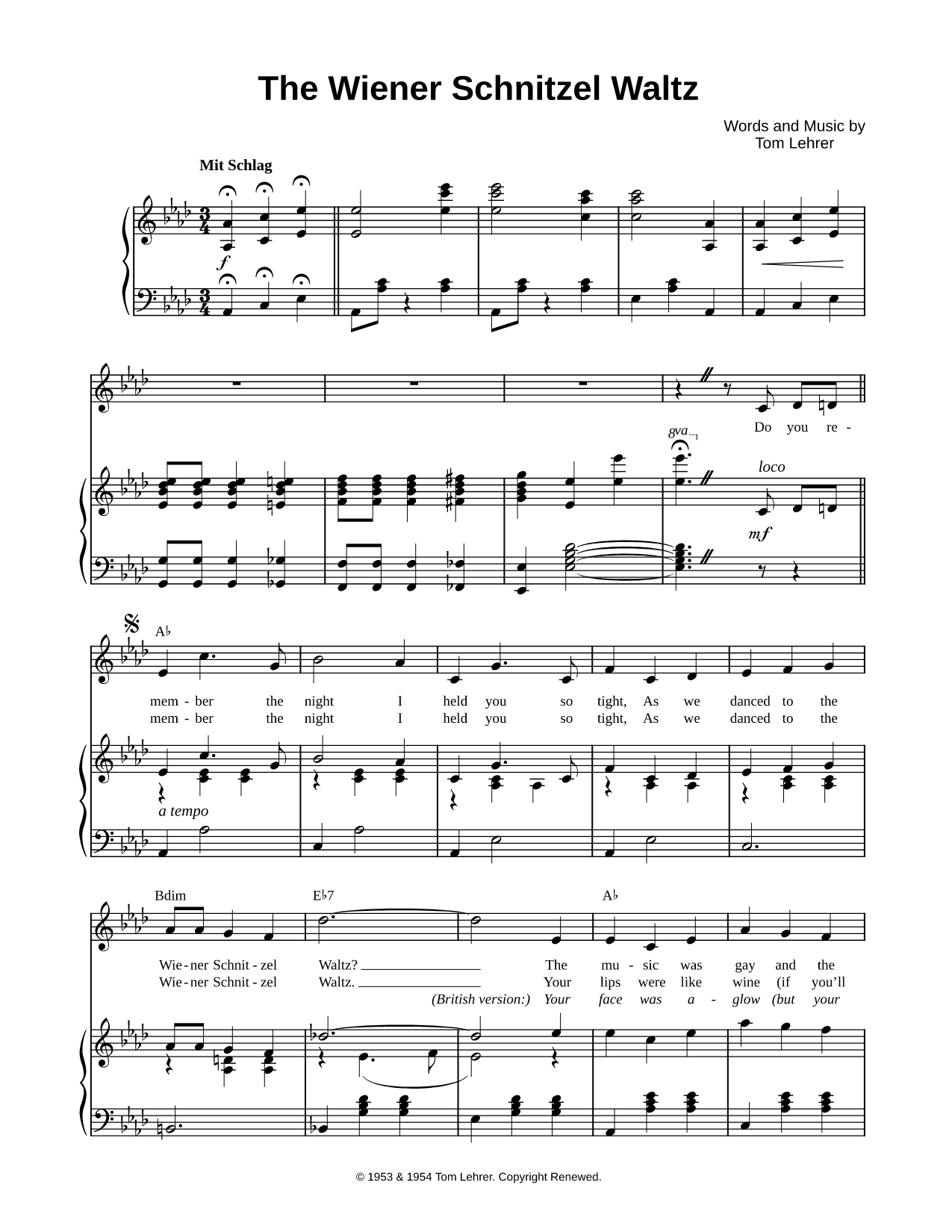 The Wiener Schnitzel Waltz