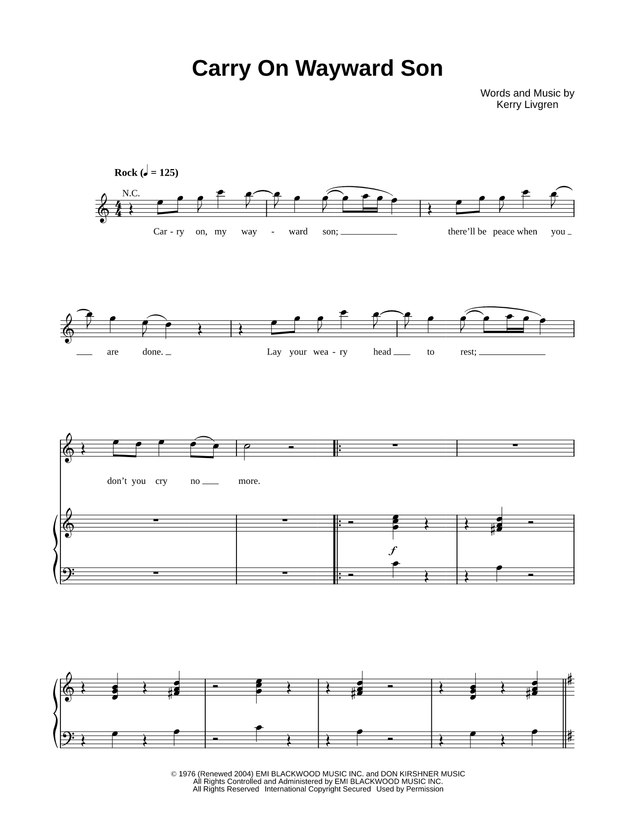 Carry On Wayward Son
