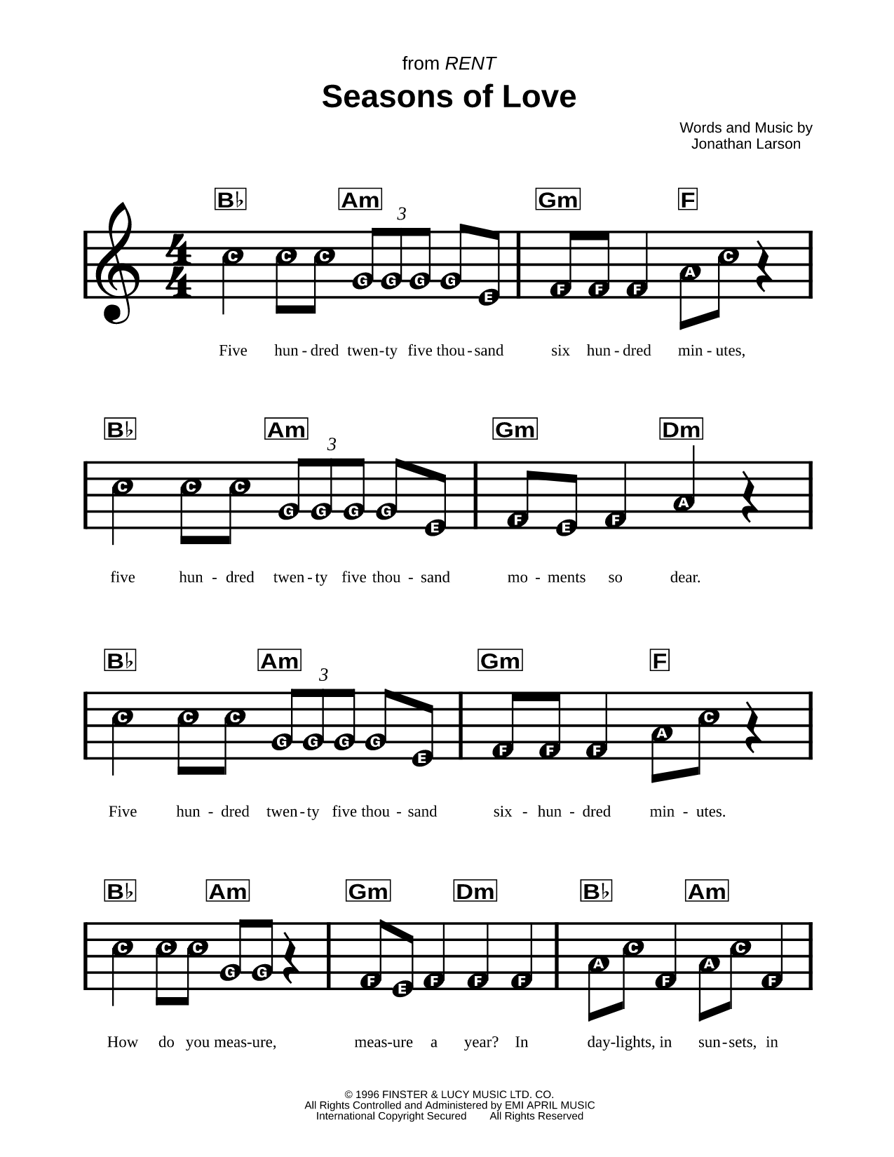 Seasons of Love