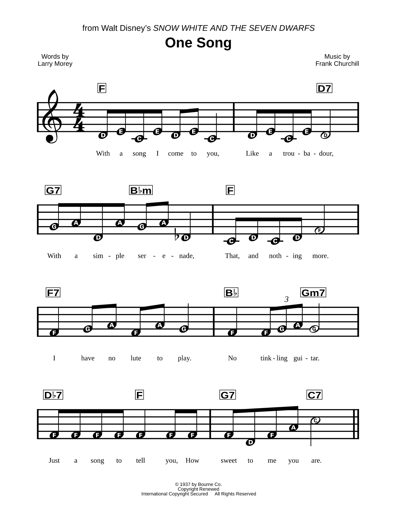 One Song