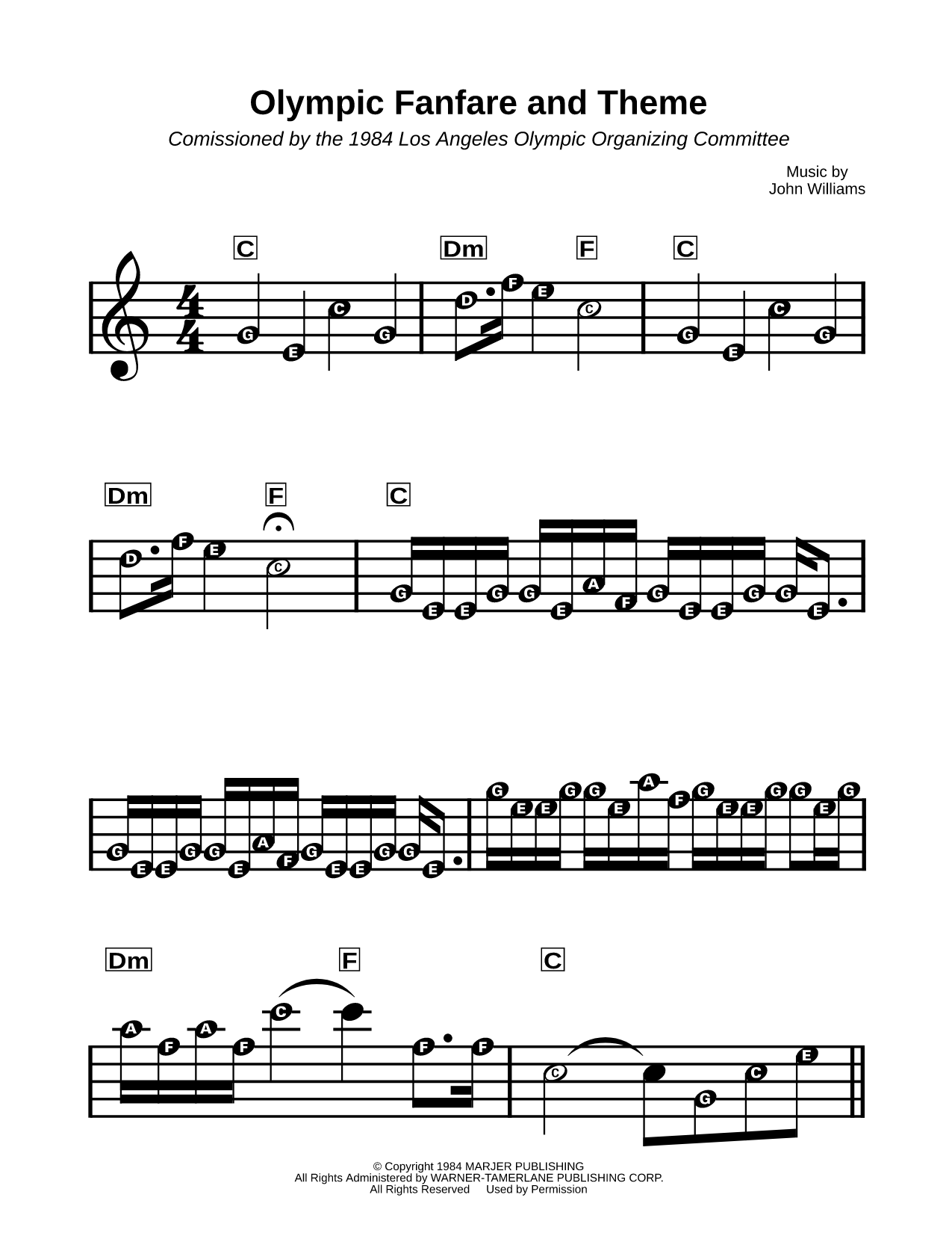 Olympic Fanfare and Theme