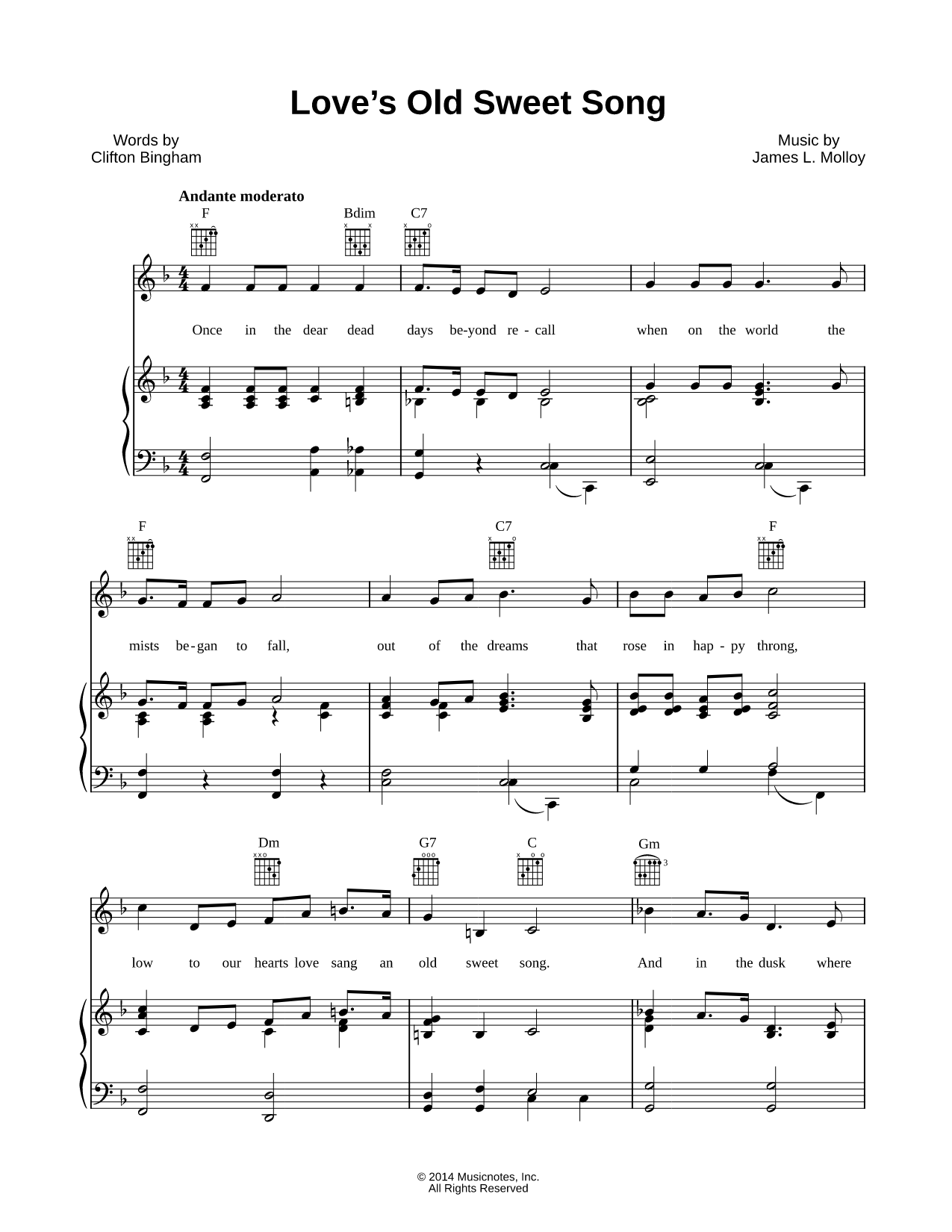 Love's Old Sweet Song