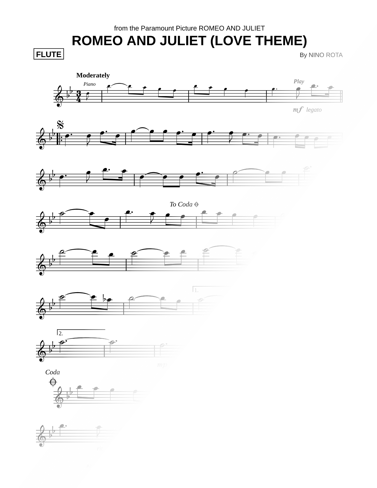 Romeo and Juliet (Love Theme)