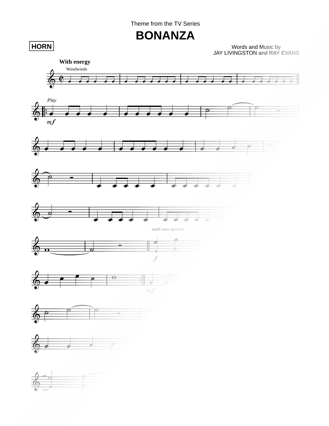 Theme from Bonanza