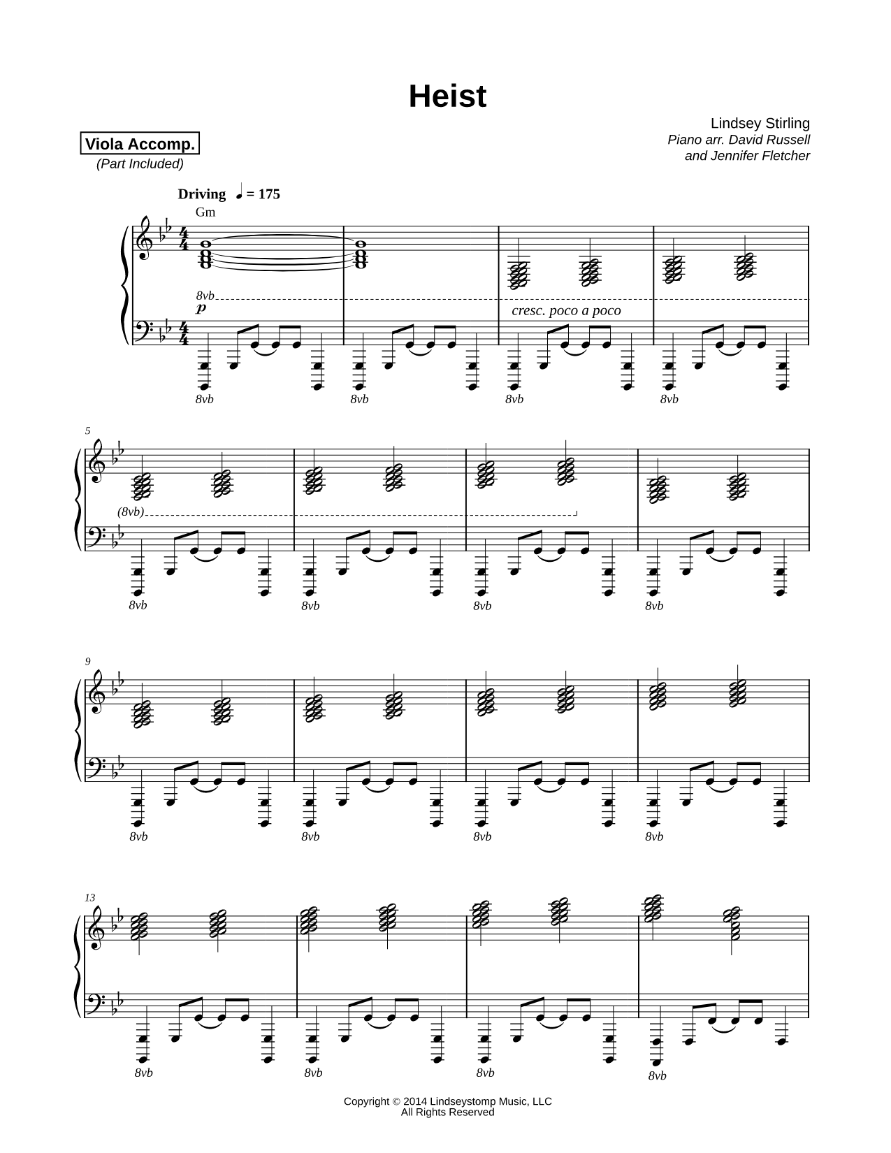 Heist - Viola & Piano