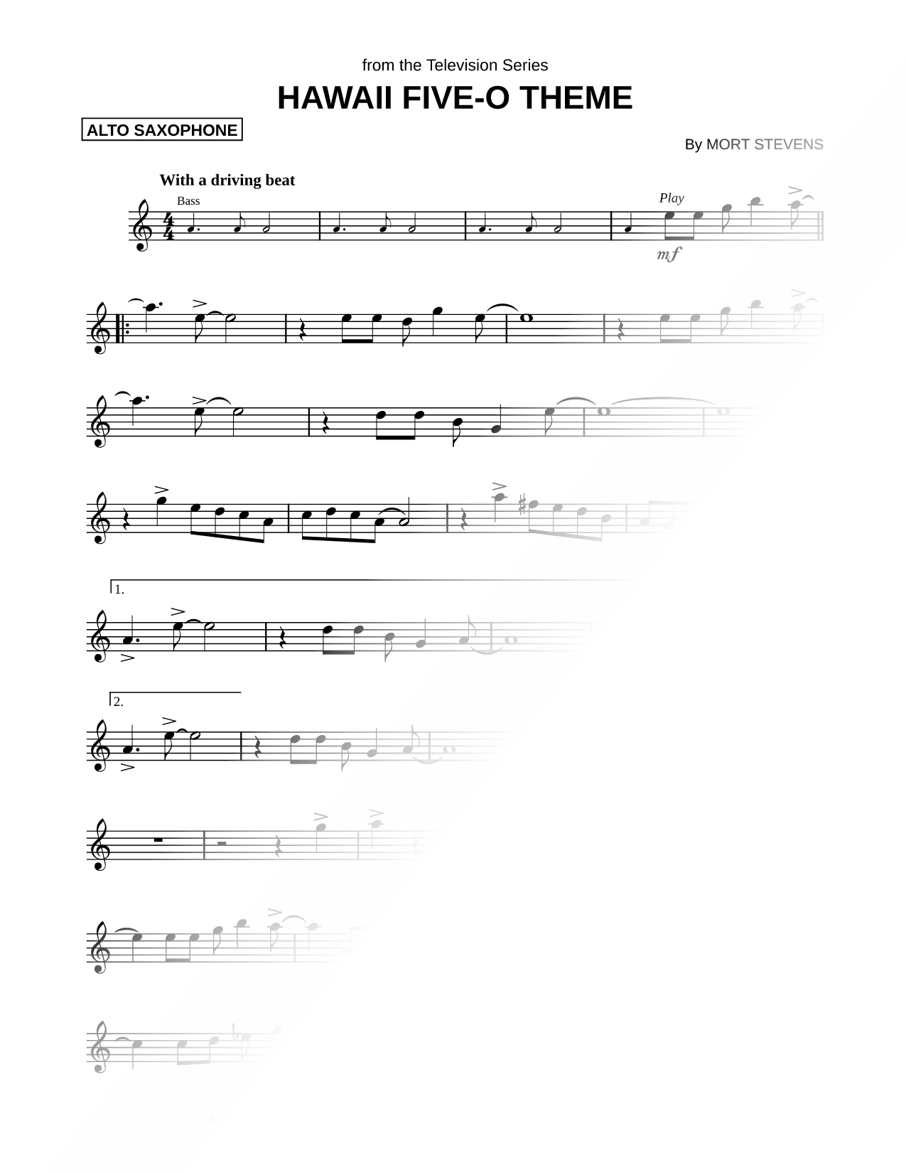 Hawaii Five-O Theme