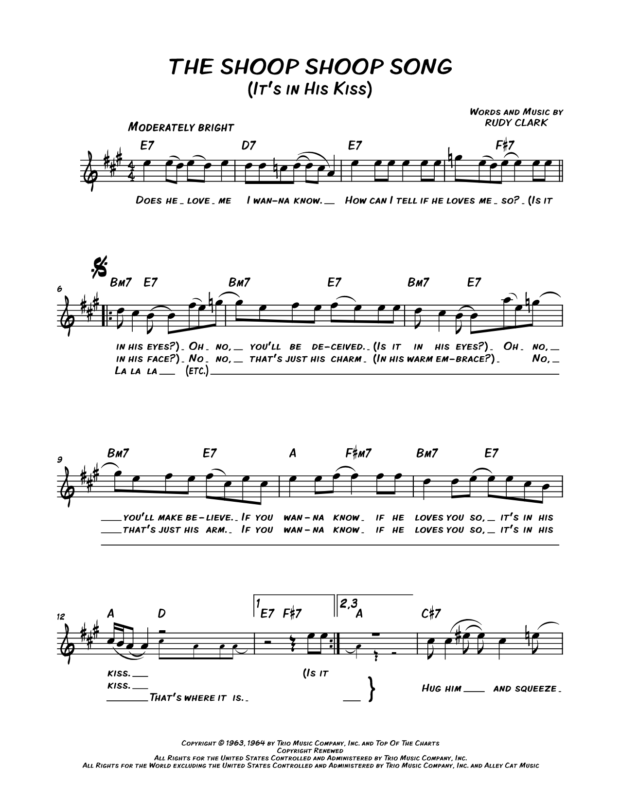 The Shoop Shoop Song (It's in His Kiss)