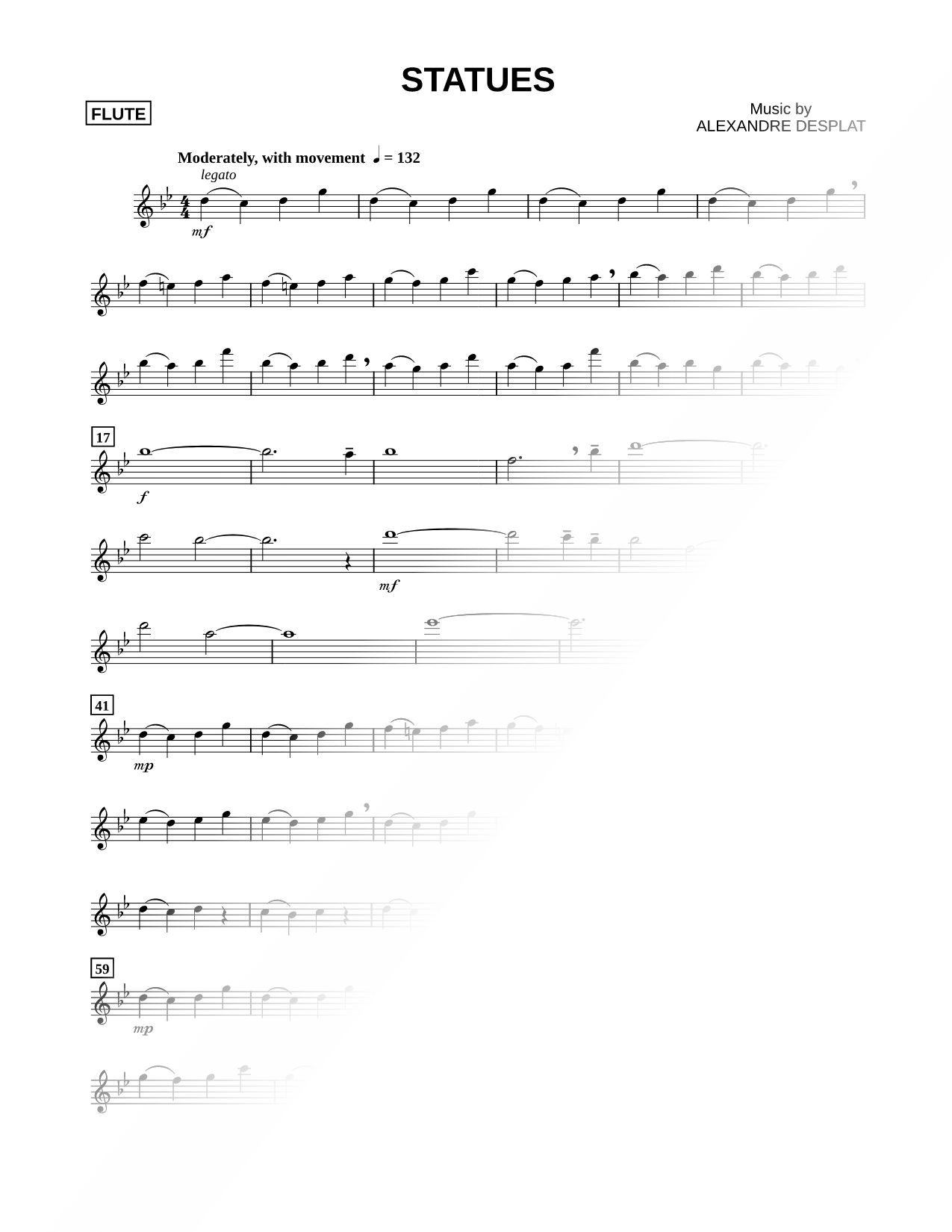 Statues - Flute