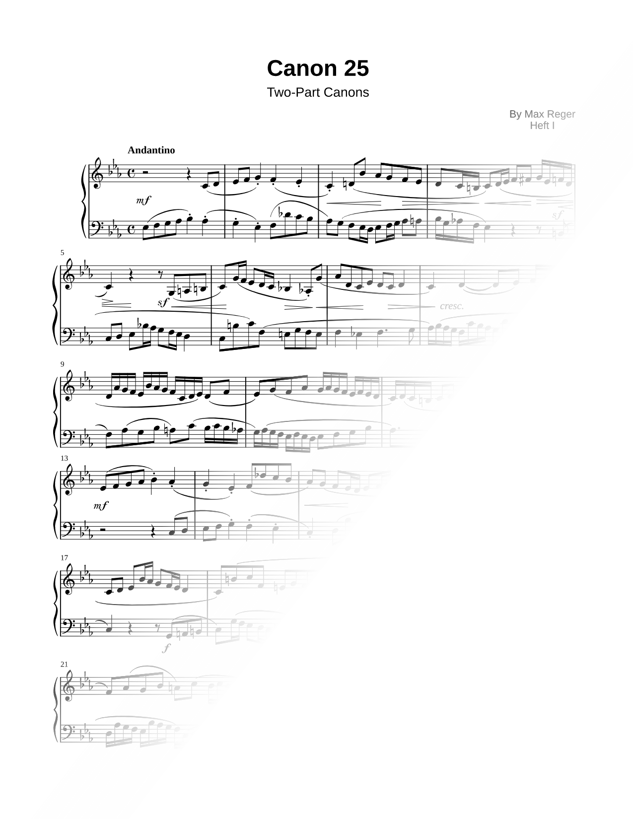 111 Canons, Book 1: Canon 25