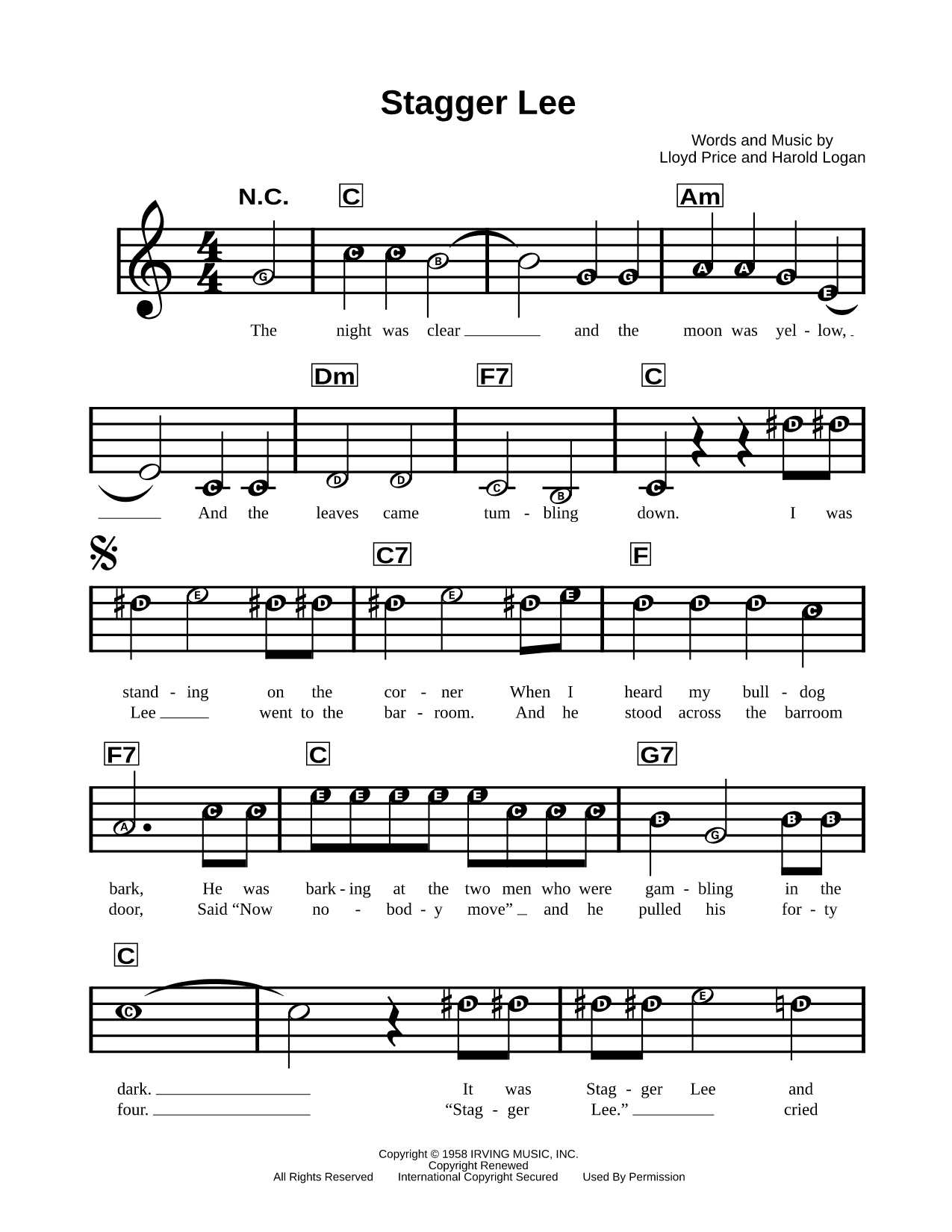 Stagger Lee