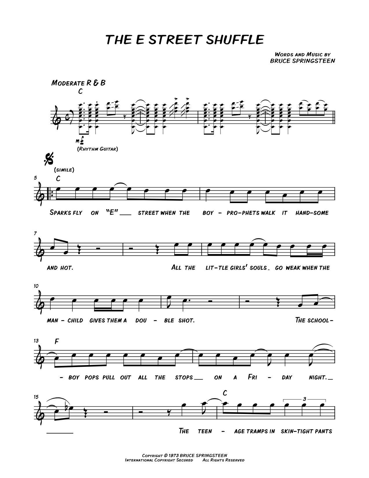 The E Street Shuffle