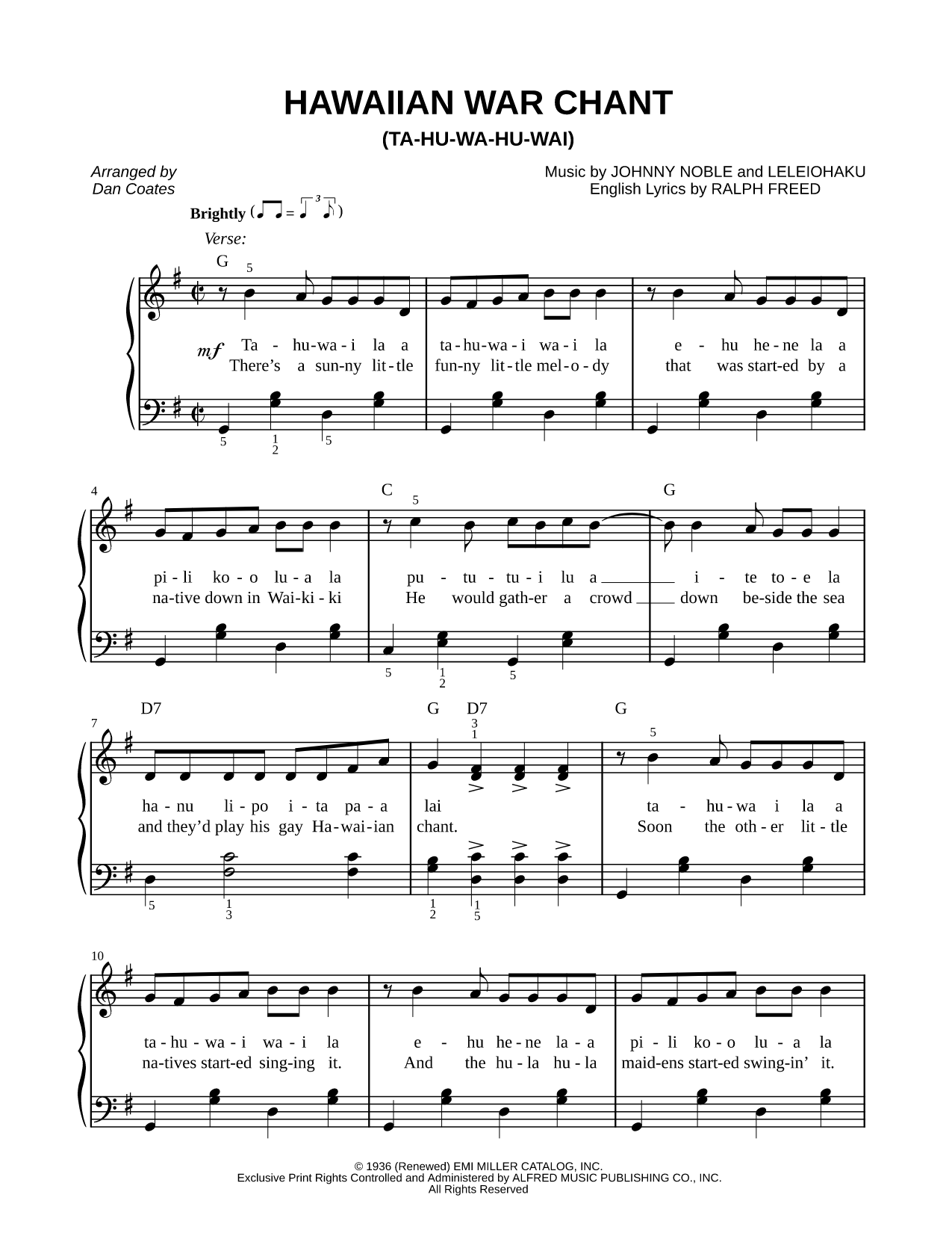 Hawaiian War Chant