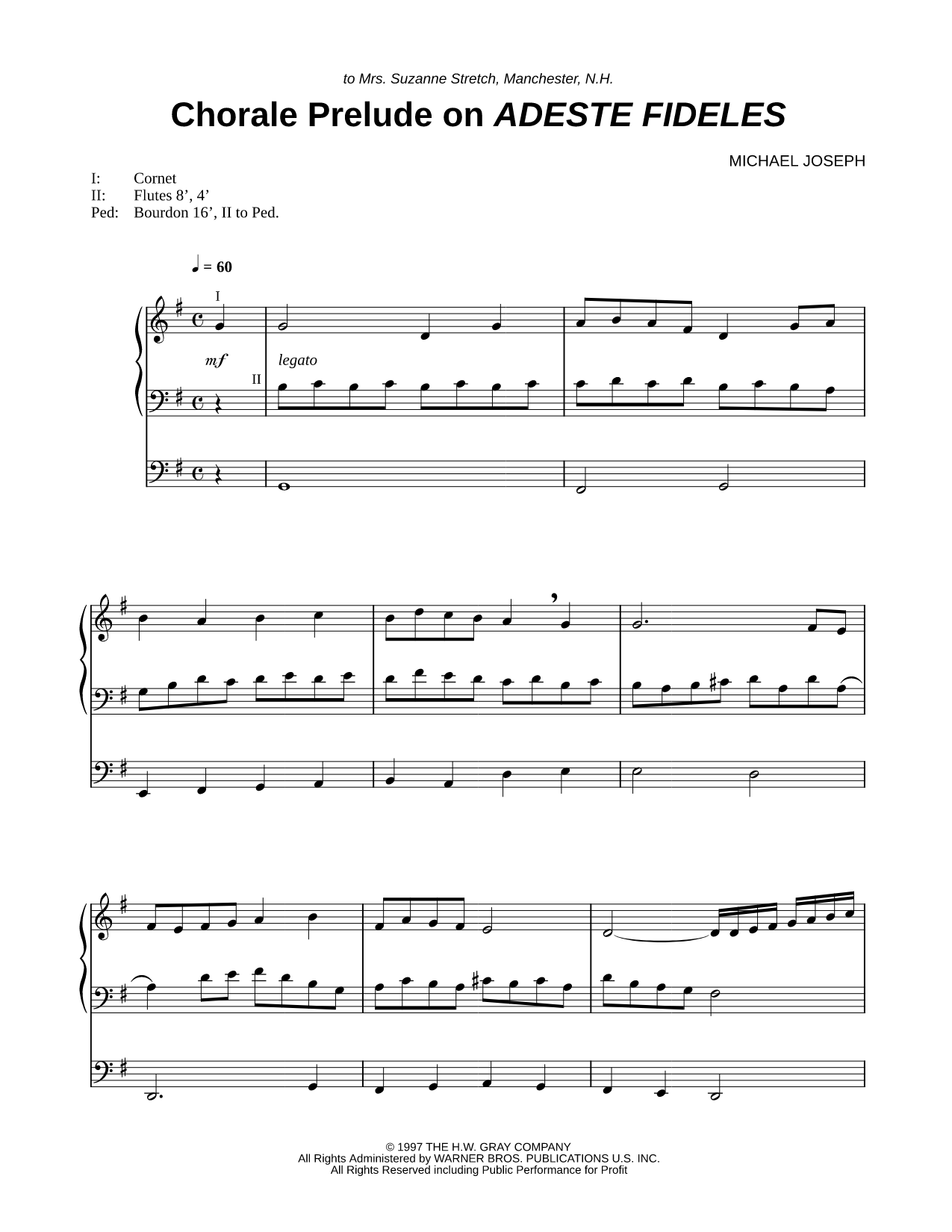 Chorale Prelude on Adeste Fideles