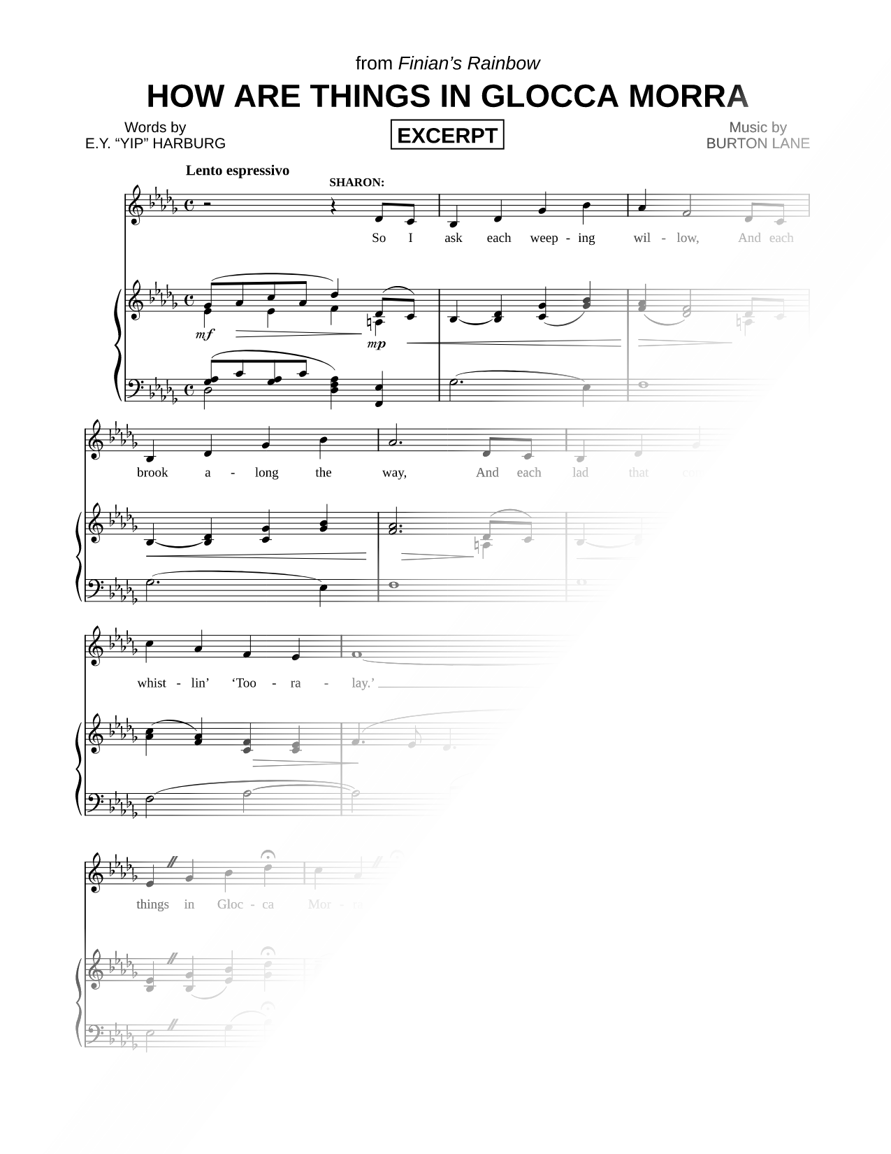 How Are Things In Glocca Morra [Excerpt]