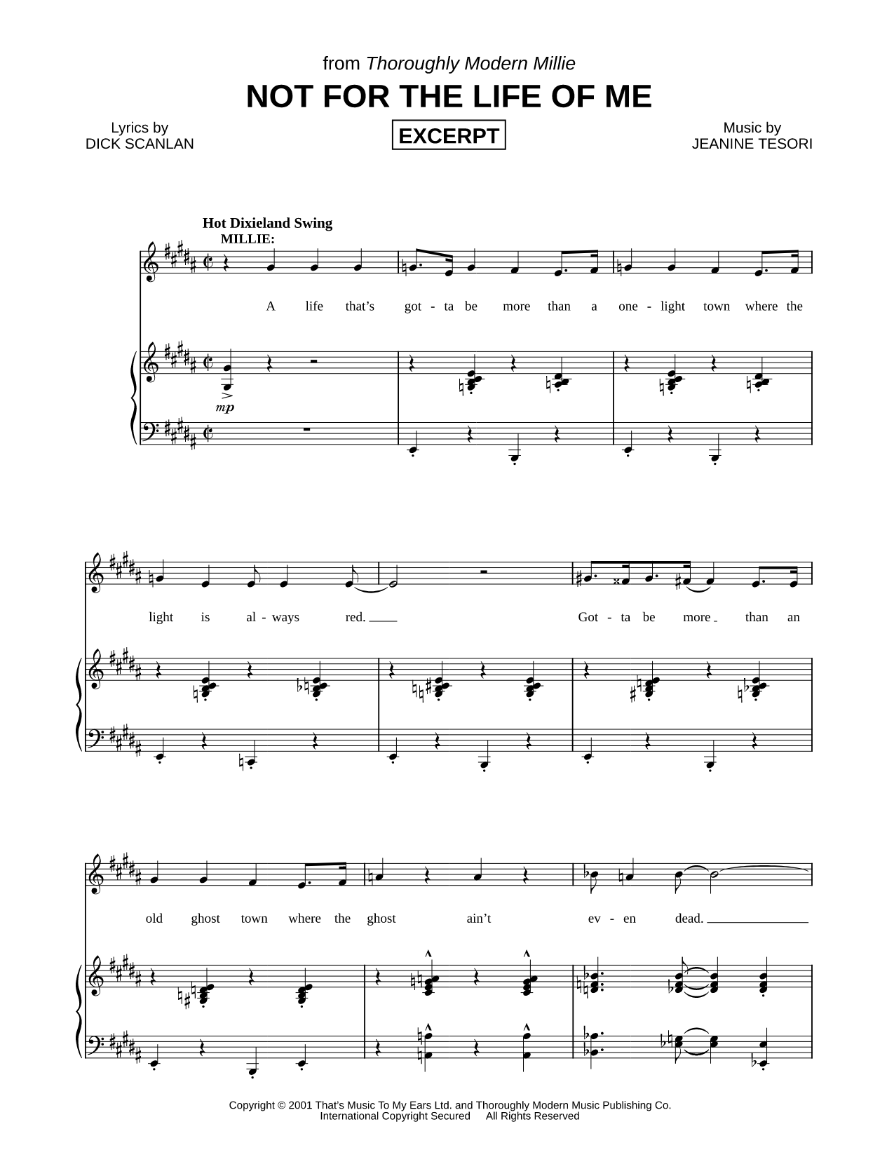 Not for the Life of Me [Excerpt]